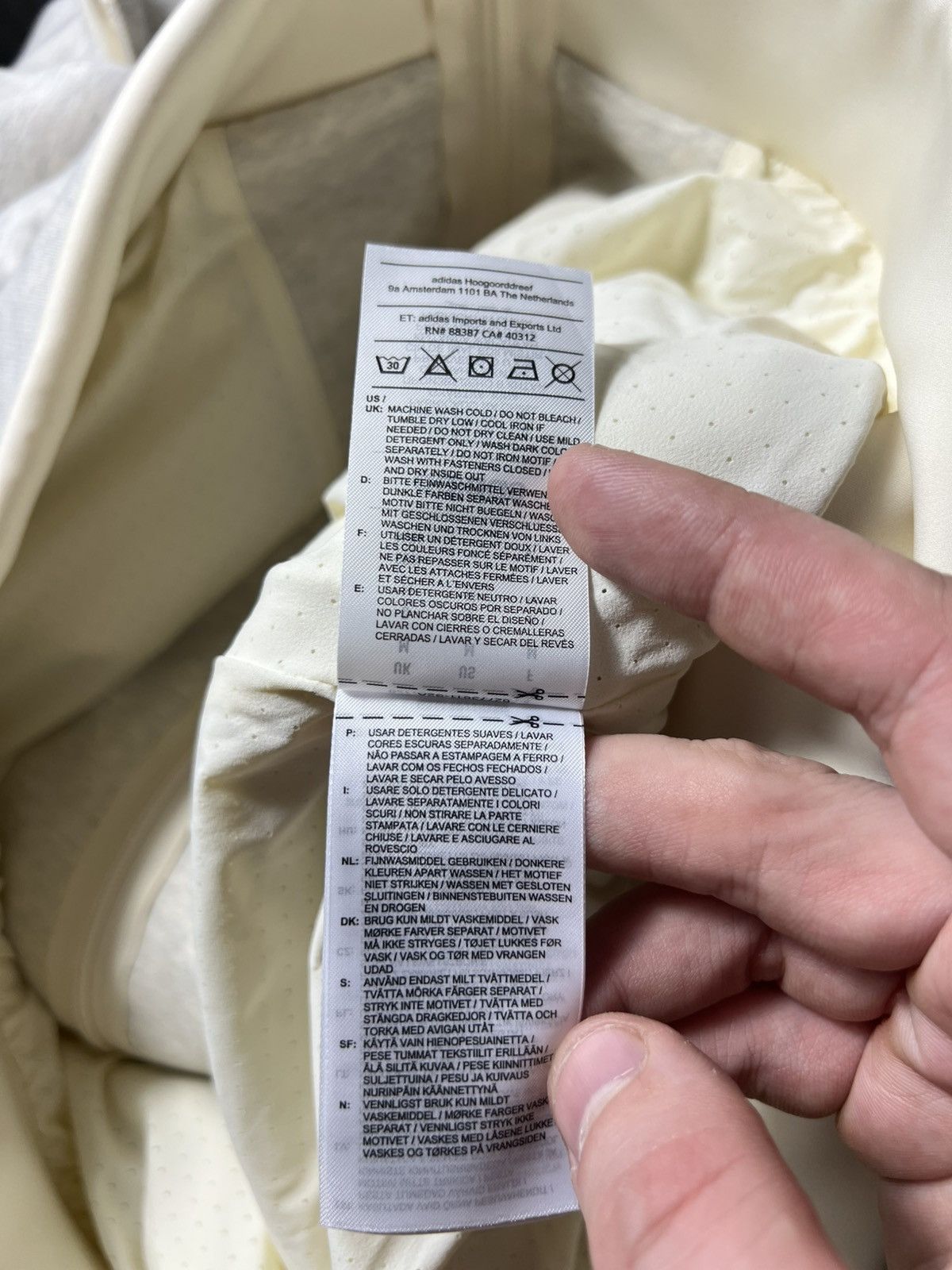 Adidas × Fear of God Adidas x Fear of God Athletics Track Jacket Oatmeal Full Zip Size US M / EU 48-50 / 2 - 18 Thumbnail