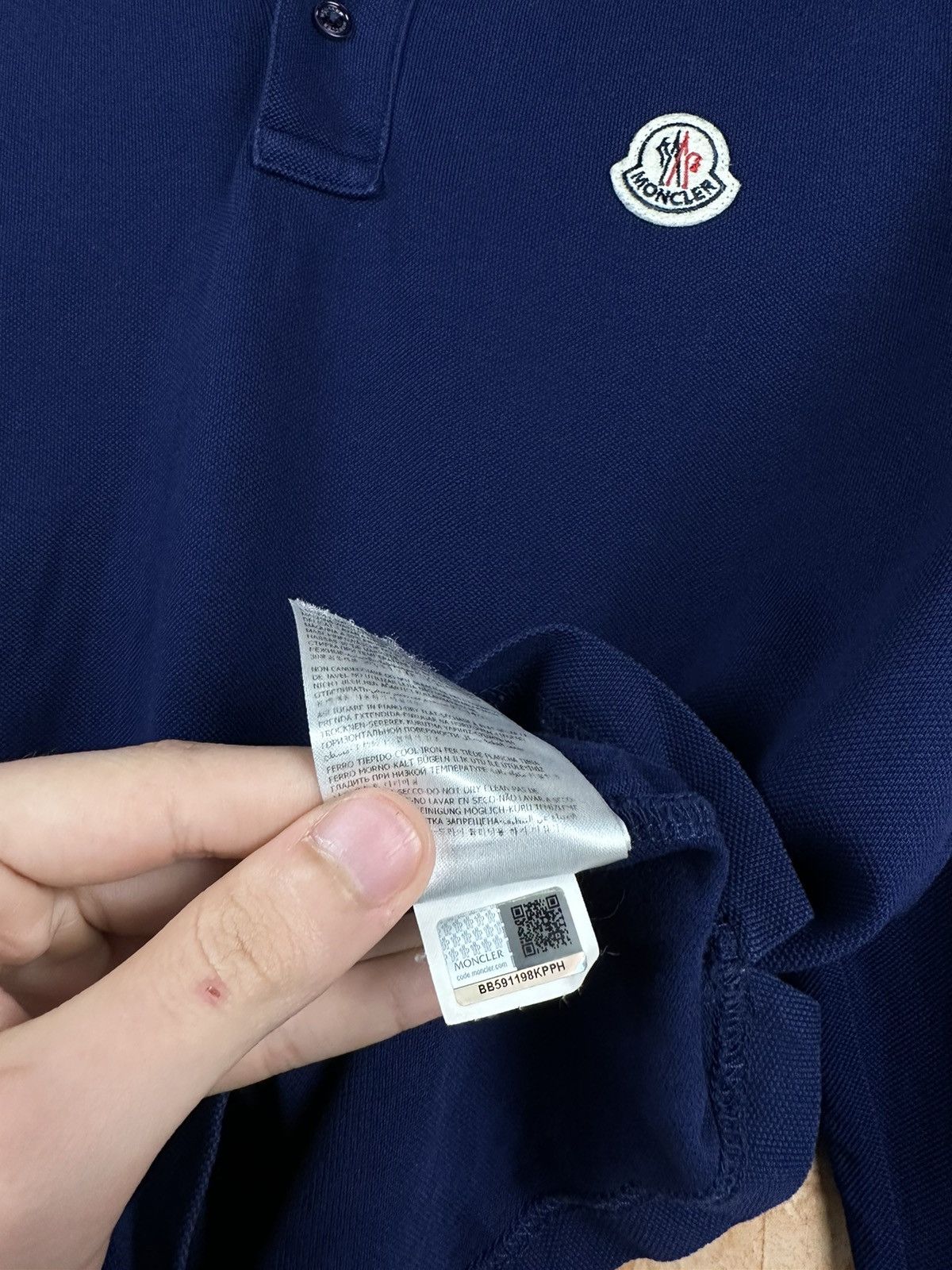 Moncler Long Sleeve Blue