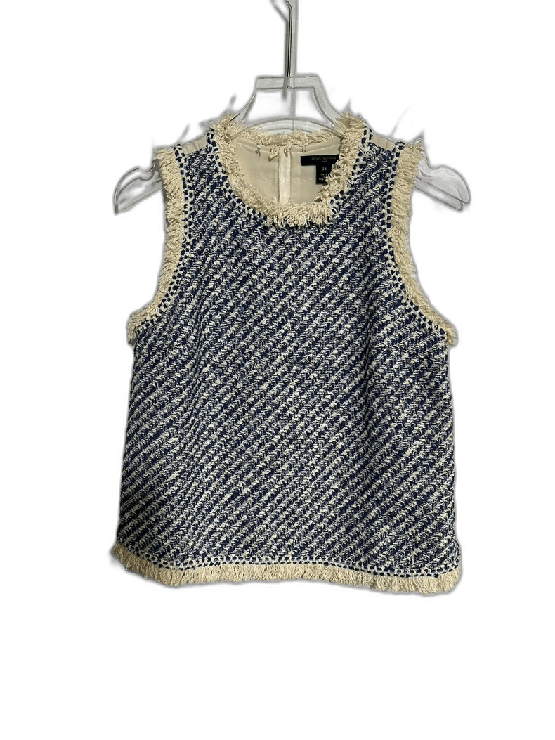 Louis Vuitton Louis Vuitton Tweed Pocket Vest with Fringes Size M / US 6-8 / IT 42-44 - 1 Thumbnail