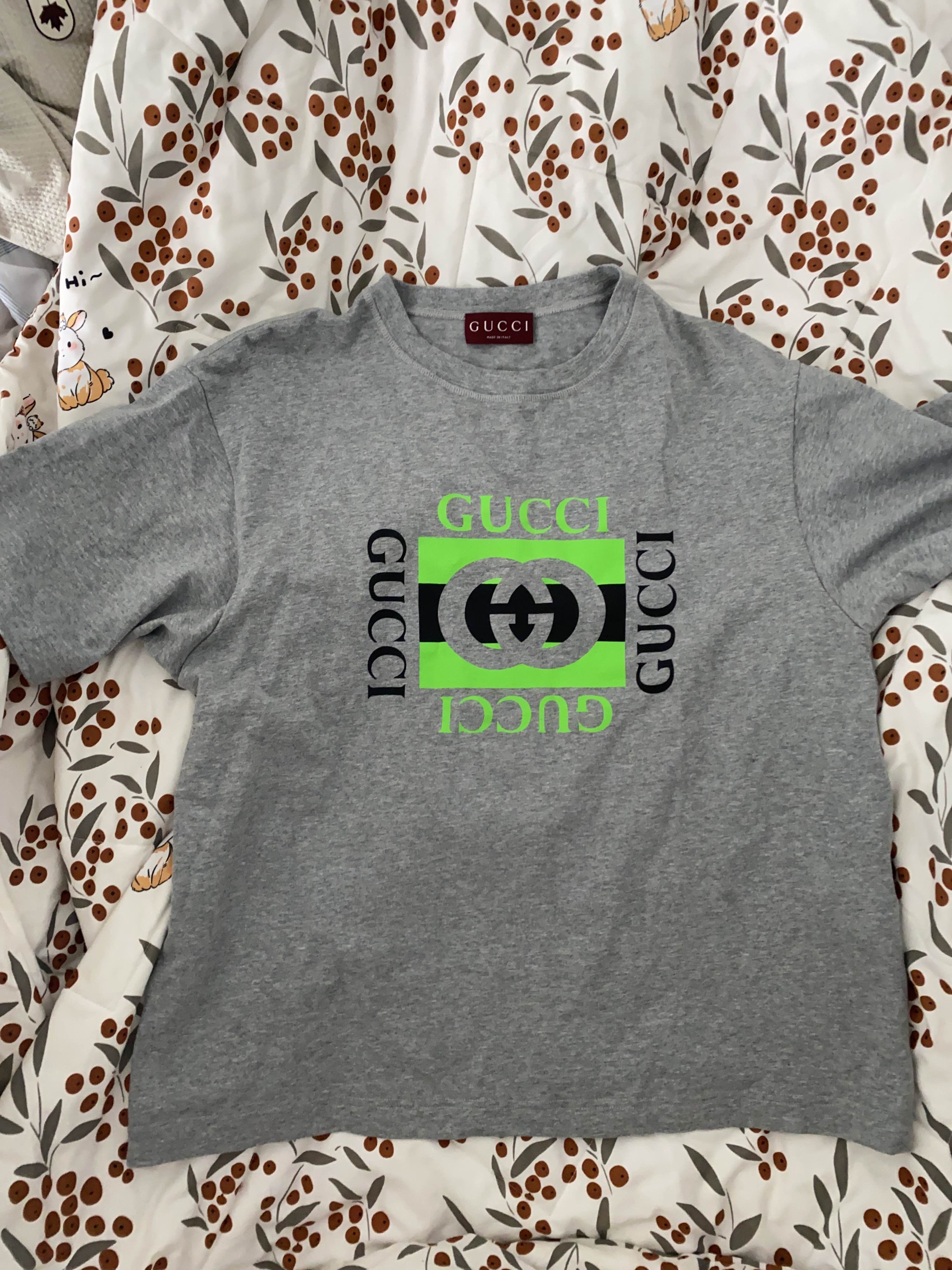 Gucci Gucci Logo Graphic T-Shirt Size M Size US M / EU 48-50 / 2 - 1 Thumbnail