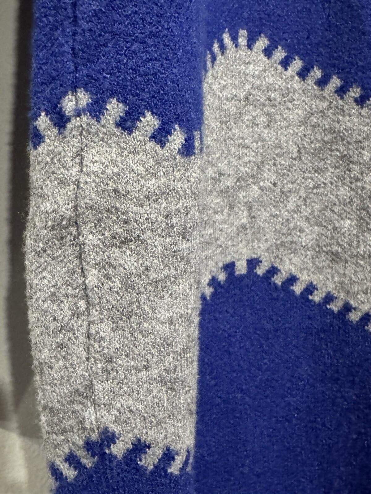 The Unbranded Brand Women Blue White And Gray Soft Pullover Sweater Dress Size L Size L / US 10 / IT 46 - 9 Thumbnail