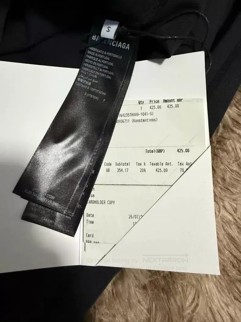 Balenciaga Balenciaga Black Love Heart Short Sleeve Size US S / EU 44-46 / 1 - 6 Thumbnail