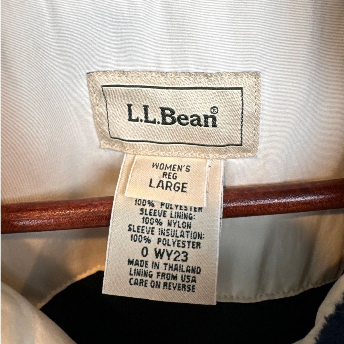 L.L. Bean × Vintage VTG 90s LL Bean Full Zip Jacket Womans Sz L White Size L / US 10 / IT 46 - 5 Thumbnail