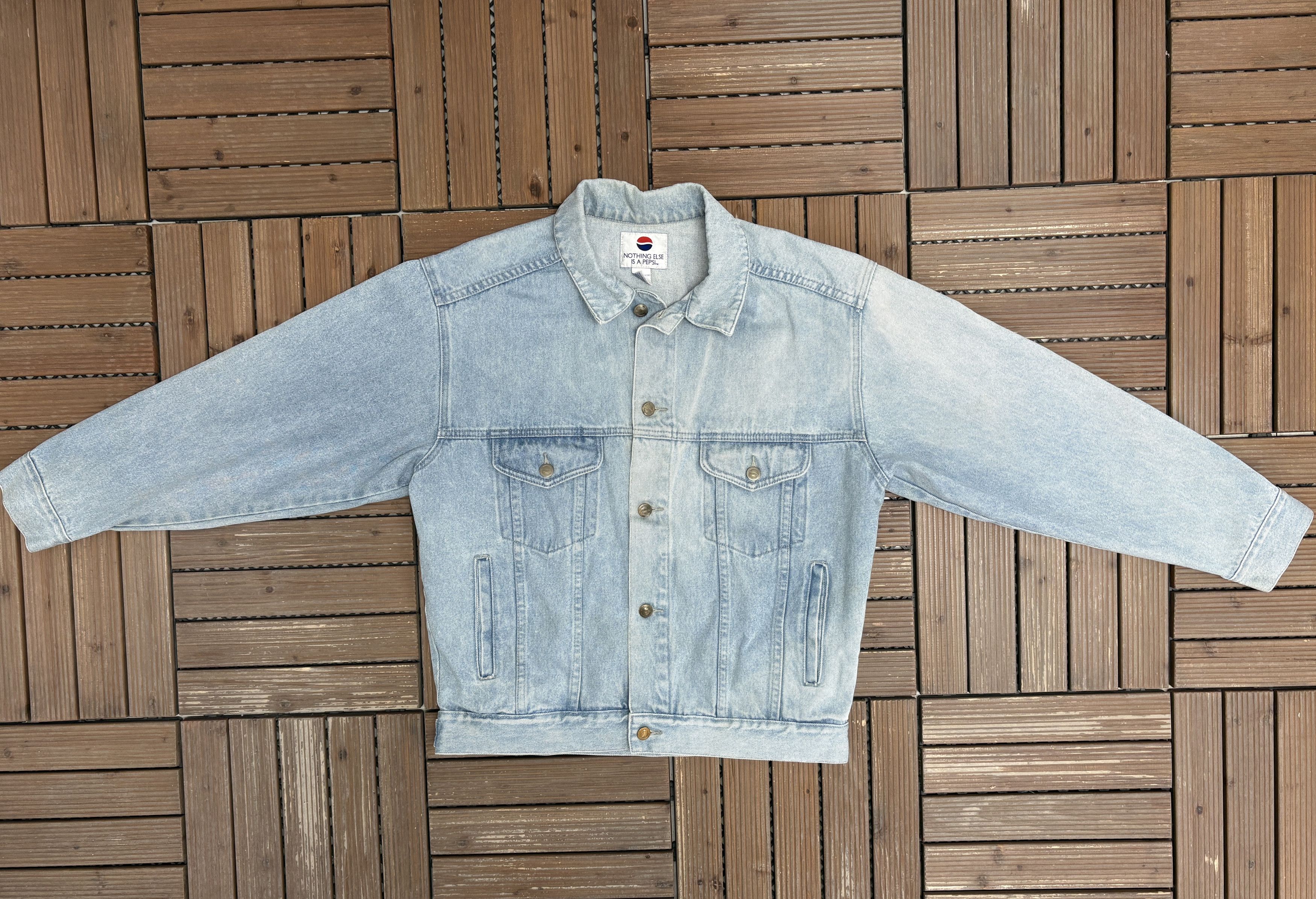 Vintage Carolina Monarchs Stitched Vintage Denim Jean Jacket Coat Size US M / EU 48-50 / 2 - 3 Thumbnail