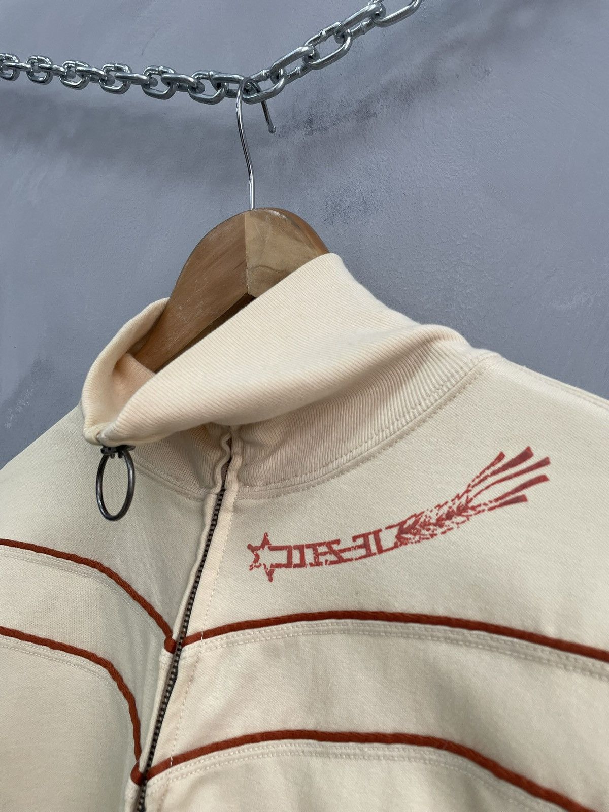 Diesel Diesel retro sip up jacket y2k japanese Size US L / EU 52-54 / 3 - 7 Thumbnail