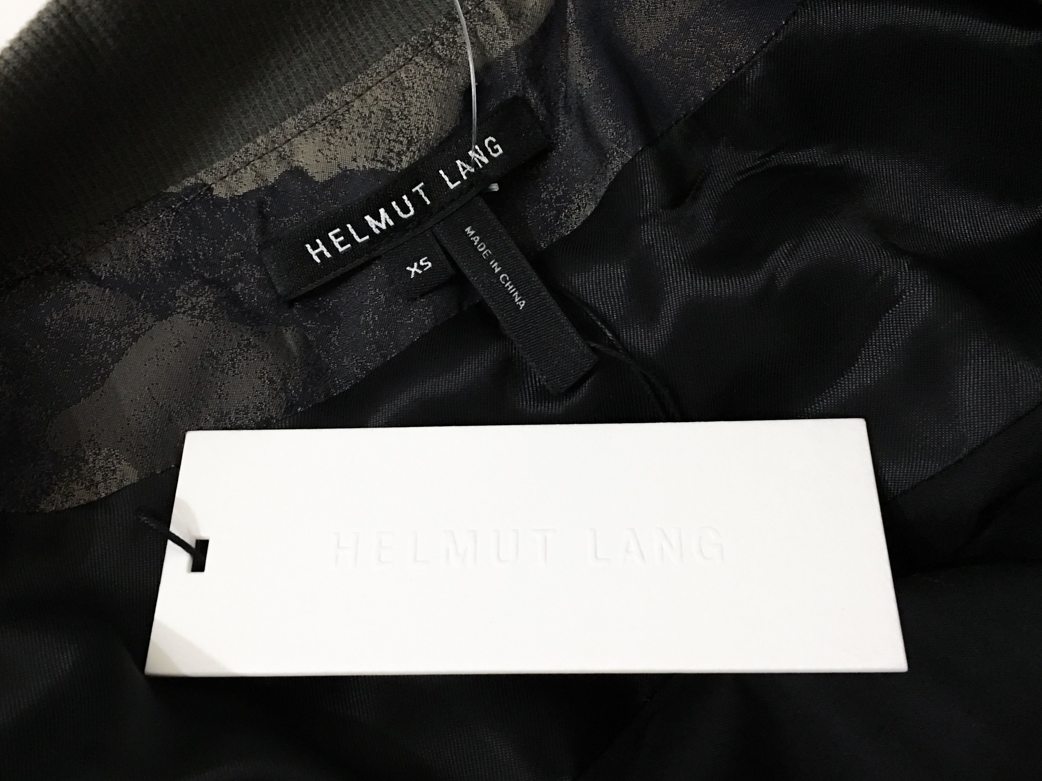Helmut Lang Helmut Lang Olive Slate Camo Print Technical Bomber Jacket Size US XS / EU 42 / 0 - 13 Thumbnail