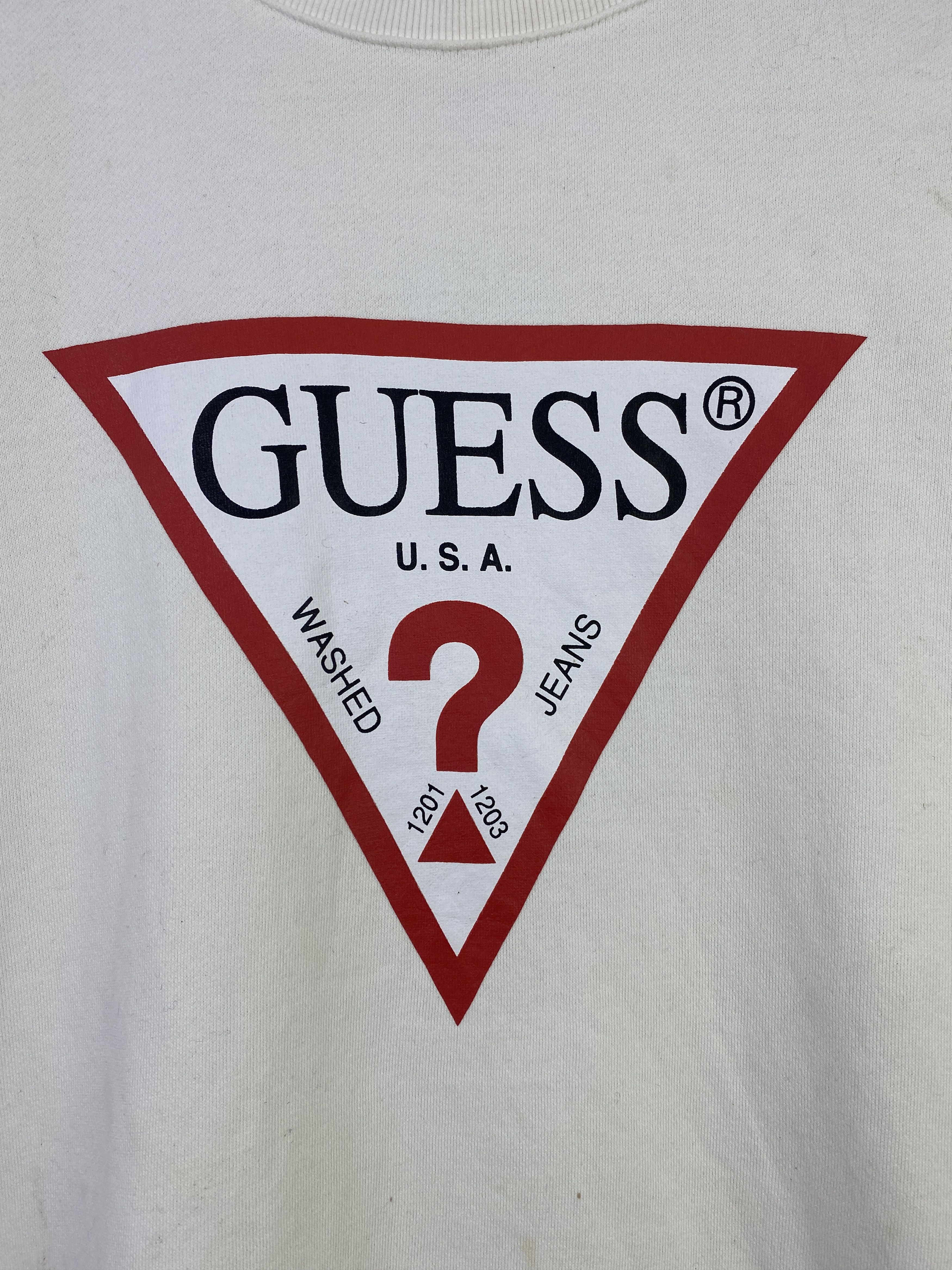 Guess Vintage Guess Printed Pullover Crewneck Sweatshirt SH0343 Size US M / EU 48-50 / 2 - 9 Thumbnail