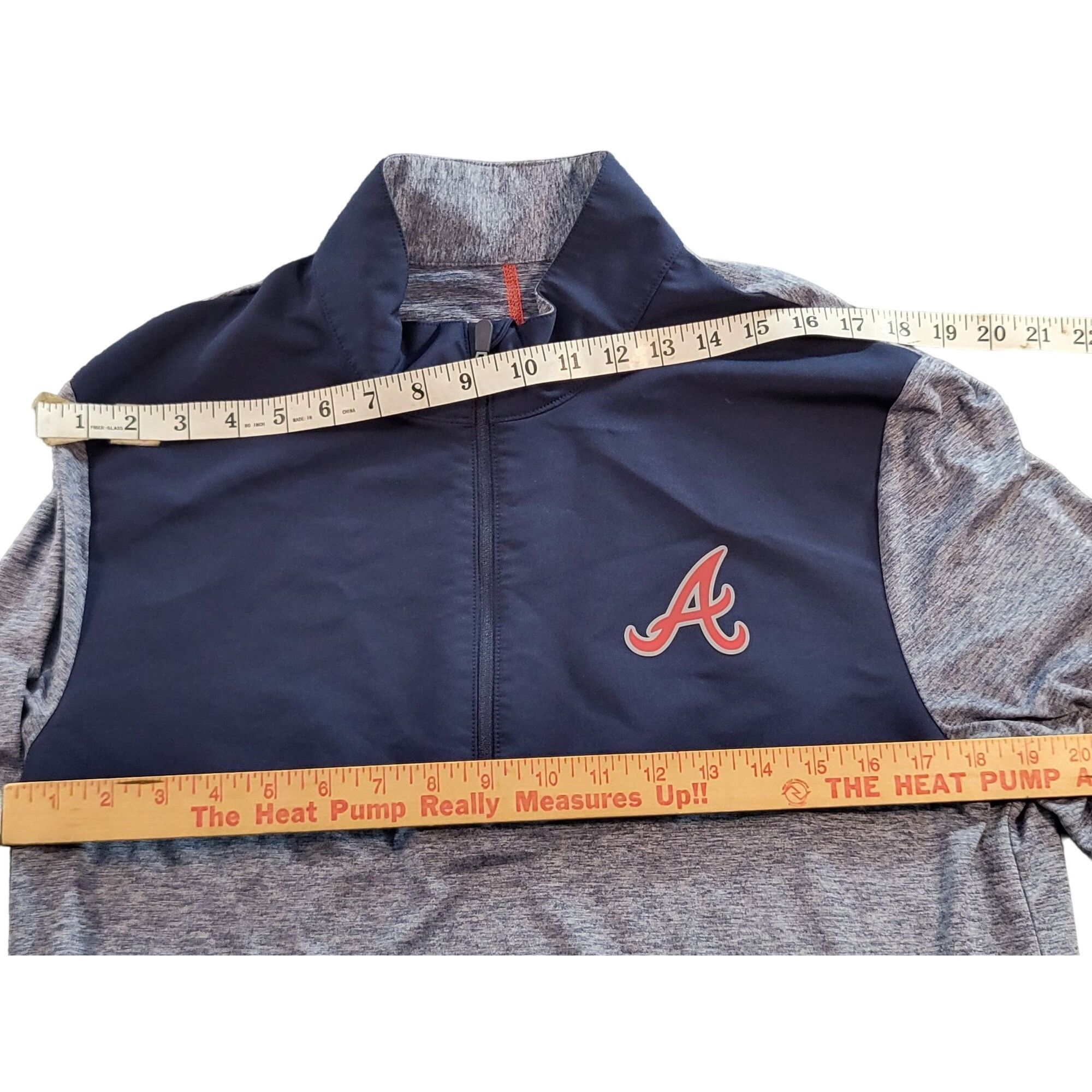 MLB Atlanta Braves Half Zip Pullover Men Sz M MLB Fanatics Iconi Size US M / EU 48-50 / 2 - 5 Thumbnail