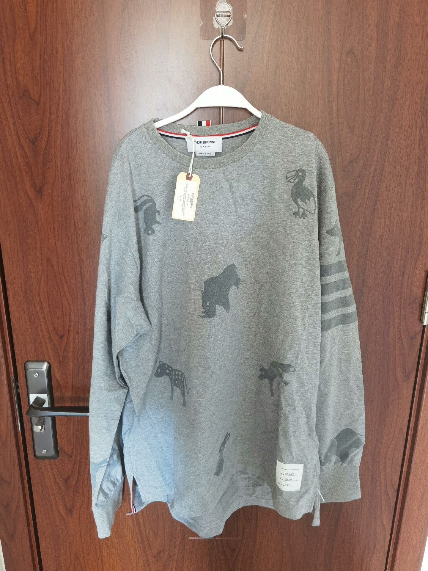 Thom Browne thom browne classic animal grey sweatshirt Size US M / EU 48-50 / 2 - 1 Thumbnail