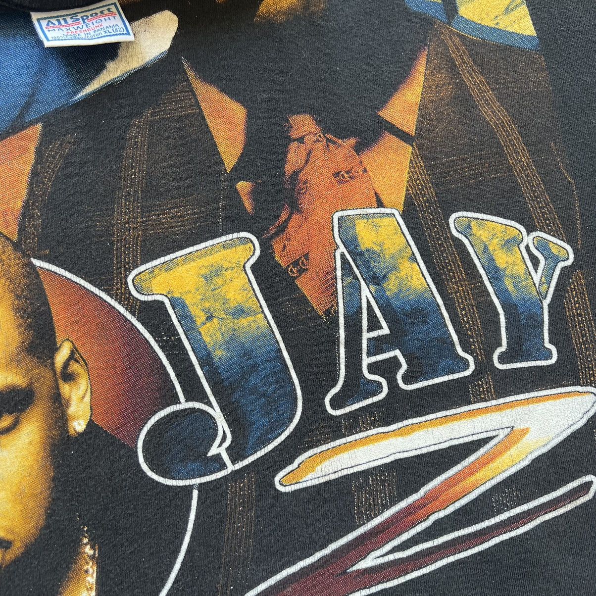 All Sport RARE ‘90s Jay-Z Sunshine In My Lifetime Rap Tee Shirt Size US XL / EU 56 / 4 - 5 Thumbnail