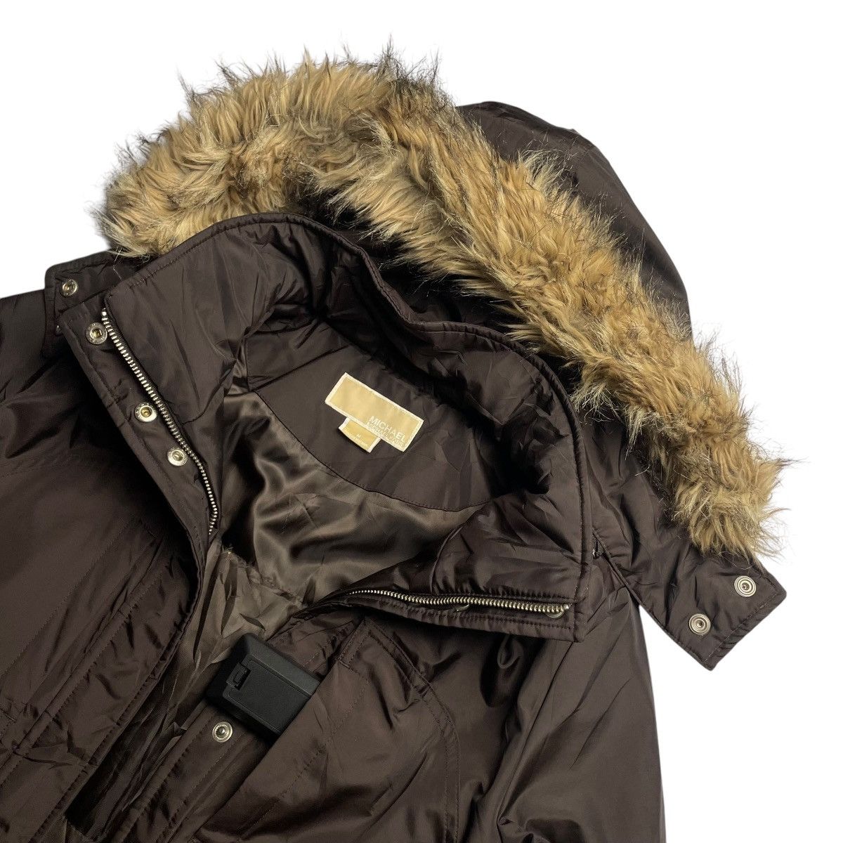 Michael Kors MICHAEL KORS MULTIPOCKET PARKA HOODIE FUR JACKET Size US M / EU 48-50 / 2 - 5 Thumbnail