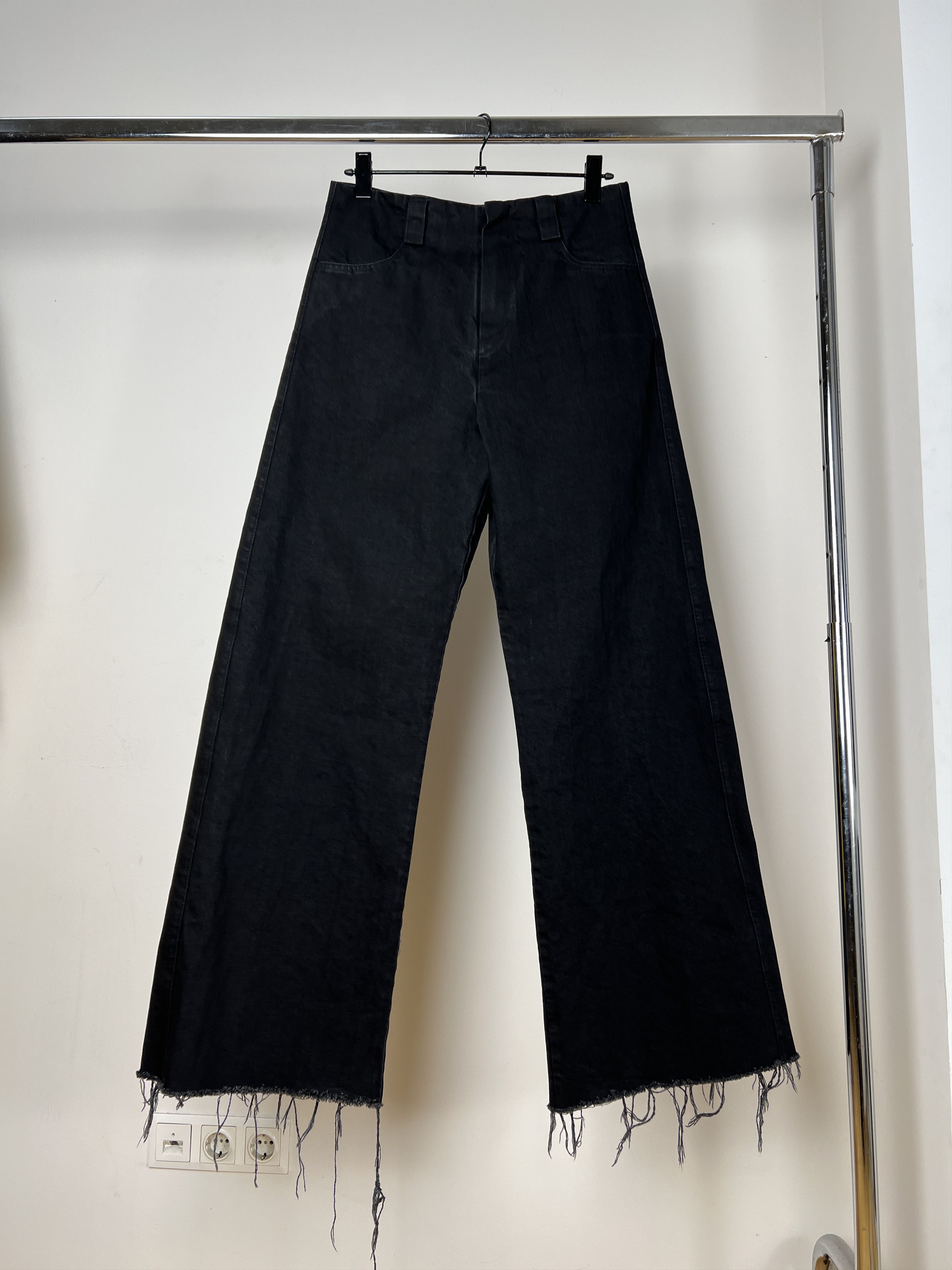 Other NKTRMNV WIDE DENIM PANTS BLACK 01.01 Size US 36 / EU 52 - 12 Thumbnail