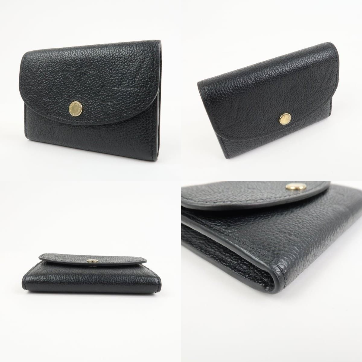 Louis Vuitton Louis Vuitton Empreinte Rosalie Coin Purse Leather Black Size ONE SIZE - 3 Thumbnail