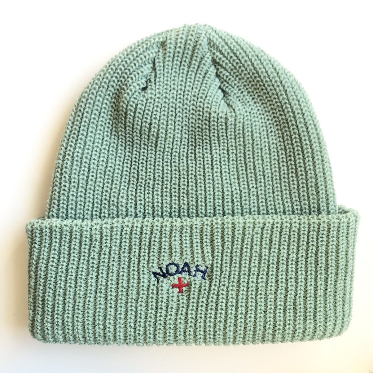 Noah Noah Core Logo Beanie LIGHT GREEN Size ONE SIZE - 1 Thumbnail