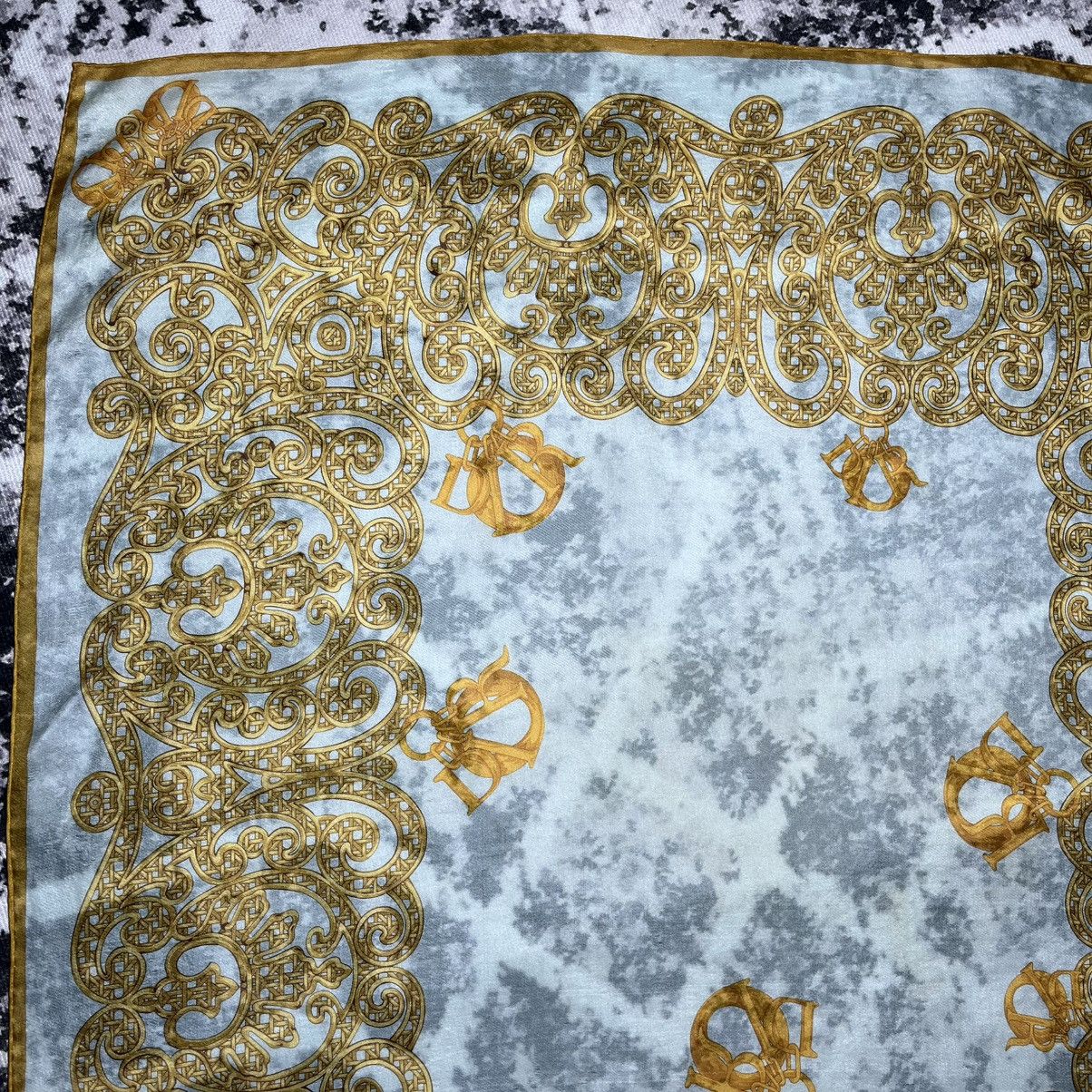 Christian Dior Monsieur Christian Dior Silk Scarf Size ONE SIZE - 5 Thumbnail