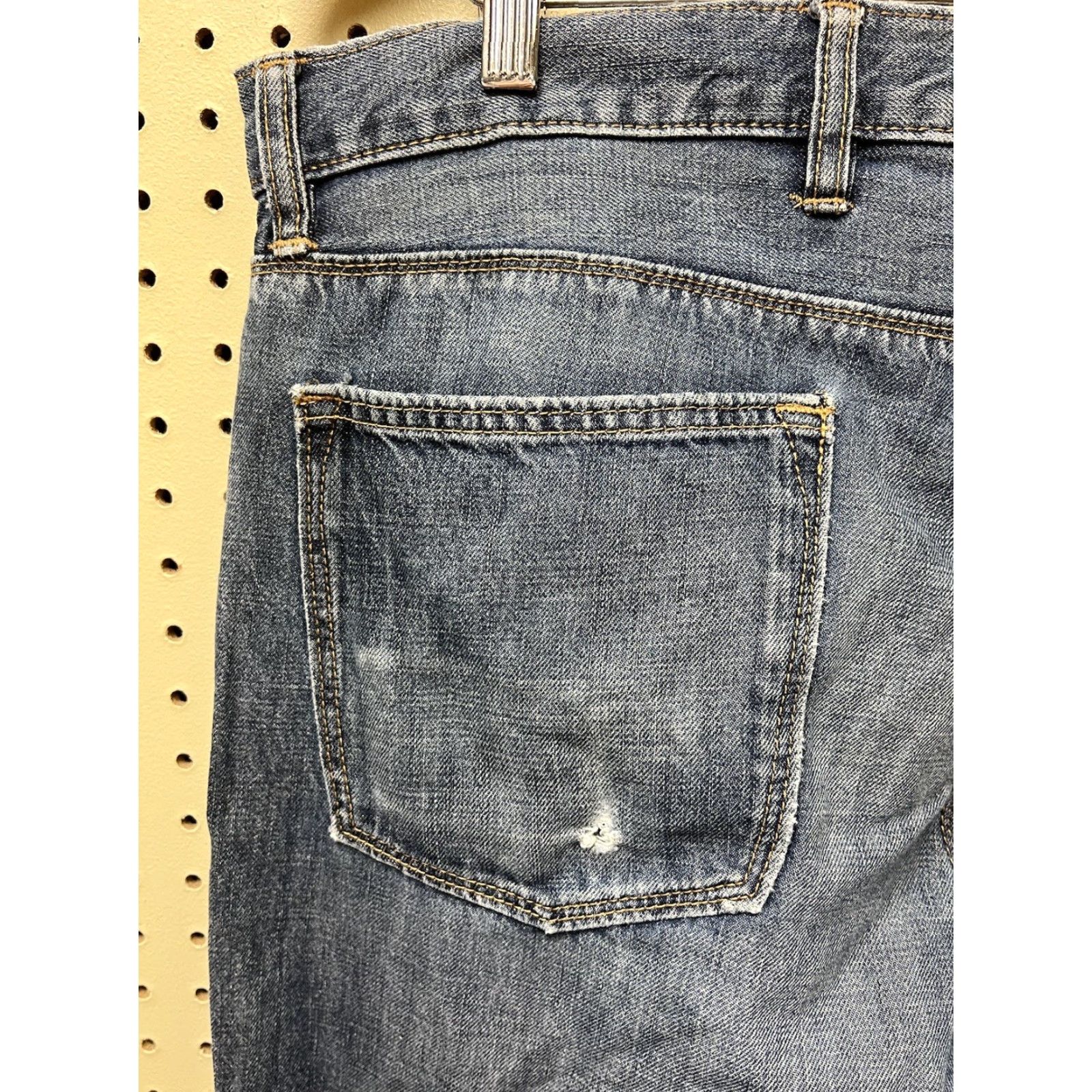 Gap Gap Jeans 1969 Denim 38x33 Mens Blue Loose Relaxed Fit Regular 5-Pocket Denim Jeans Size US 38 / EU 54 - 2 Thumbnail