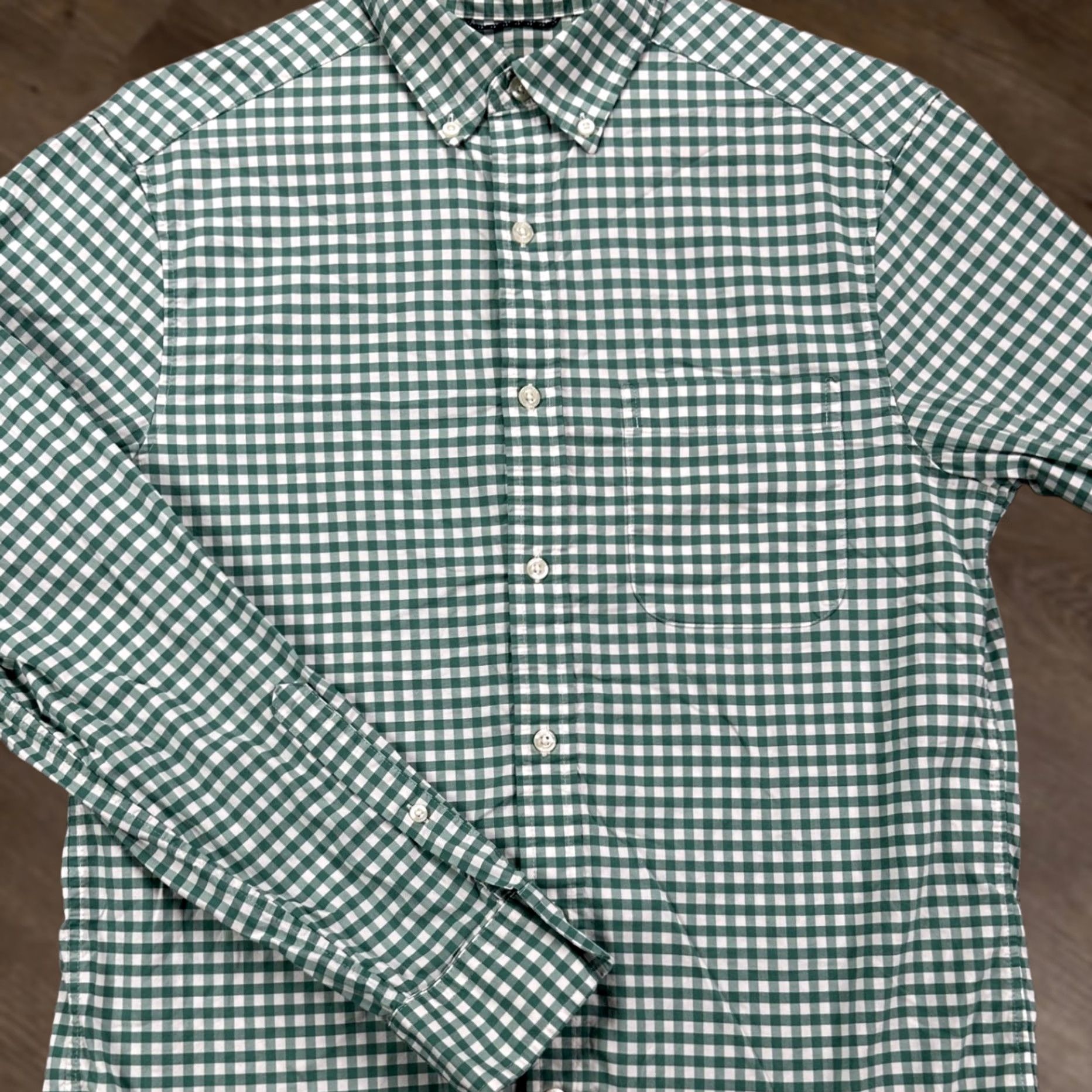Vineyard Vines Vineyard Vines Button-Down Shirt Mens Small Green Check Brrr On The Go Stretch Size US S / EU 44-46 / 1 - 1 Thumbnail