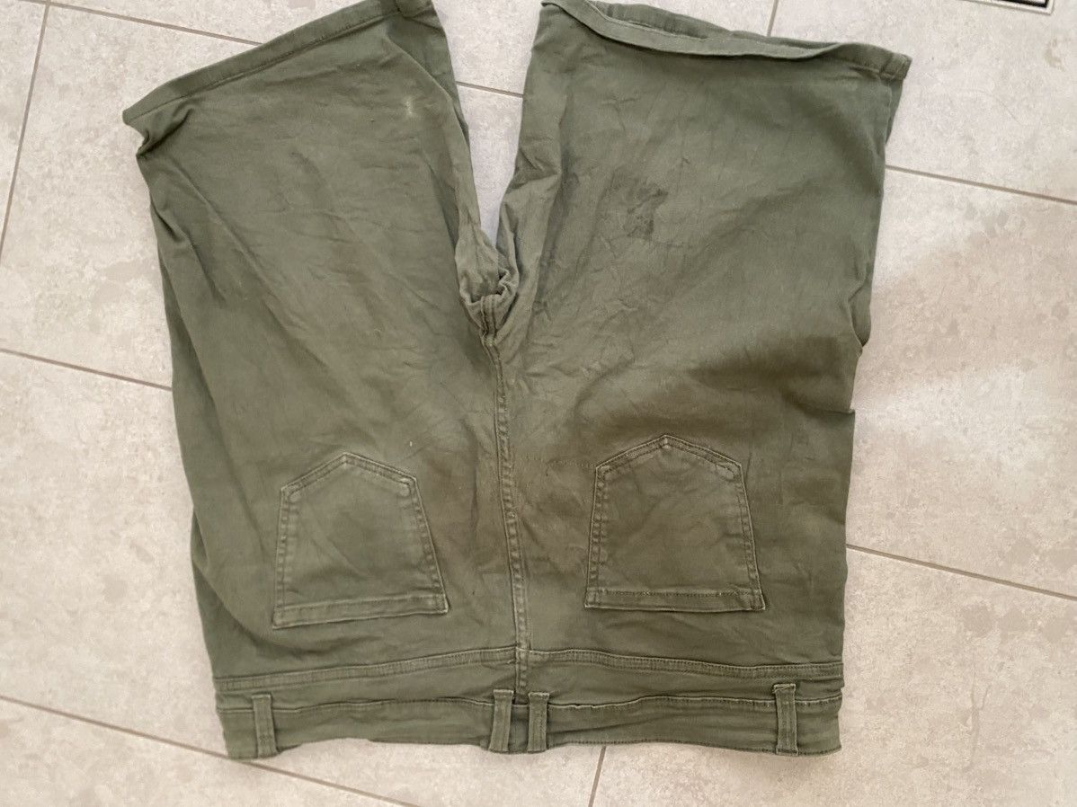 Other Army green denim jort/shorts Size 38" / US 16 / IT 52 - 2 Thumbnail
