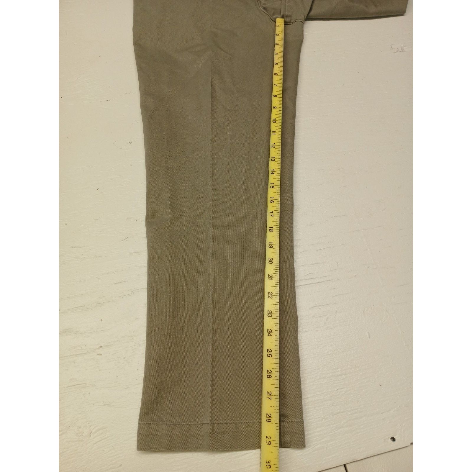 Roundtree & Yorke Roundtree & Yorke (34x30) Beige Vintage Wide Leg Khaki Pants Size US 34 / EU 50 - 2 Thumbnail