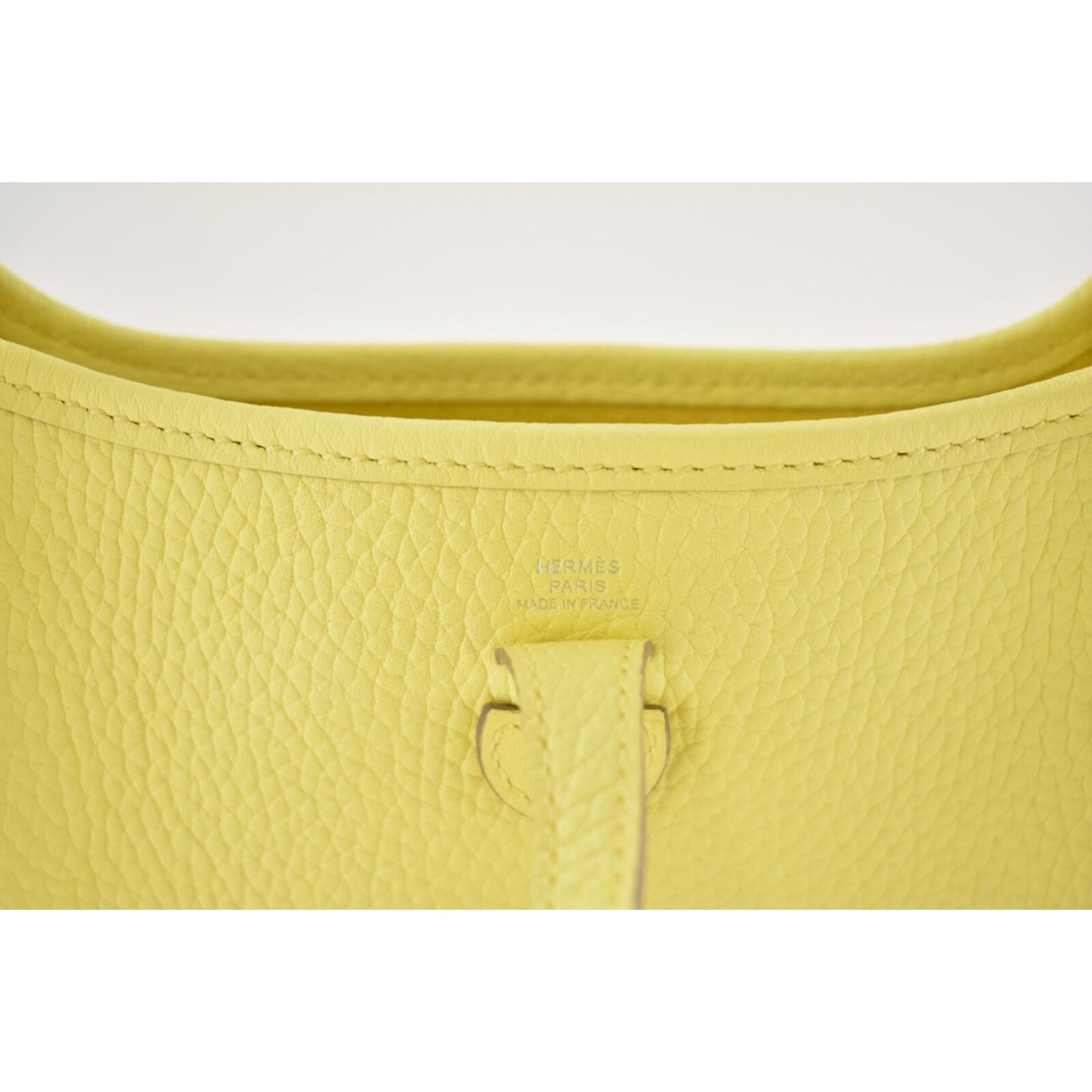 Hermes Hermes Mini Limoncello Yellow Leather Crossbody Shoulder Bag Size ONE SIZE - 18 Thumbnail