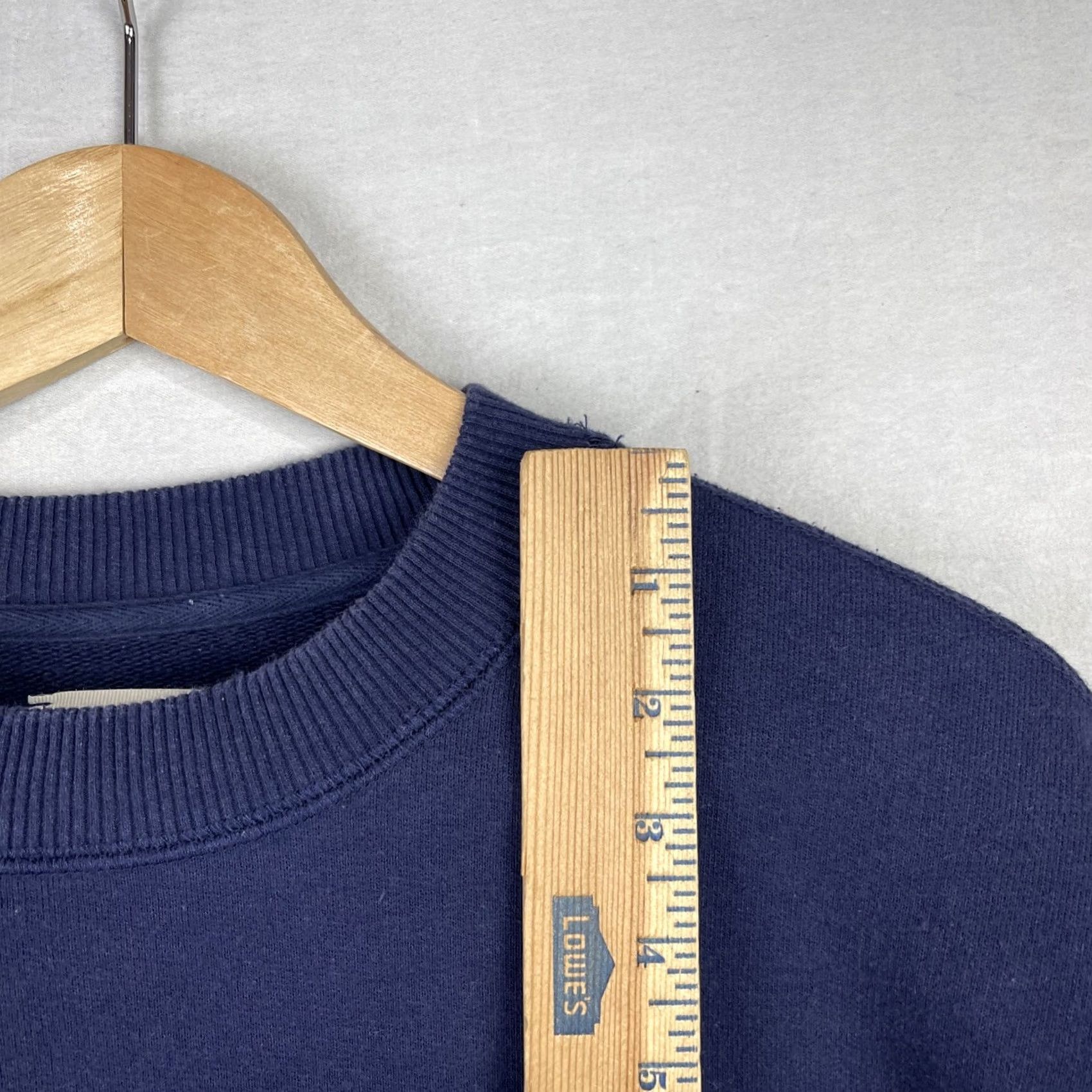 Aime Leon Dore Aime Leon Dore Sweater Mens Medium Navy Blue Sweatshirt Long Sleeve Pullover Size US M / EU 48-50 / 2 - 5 Thumbnail