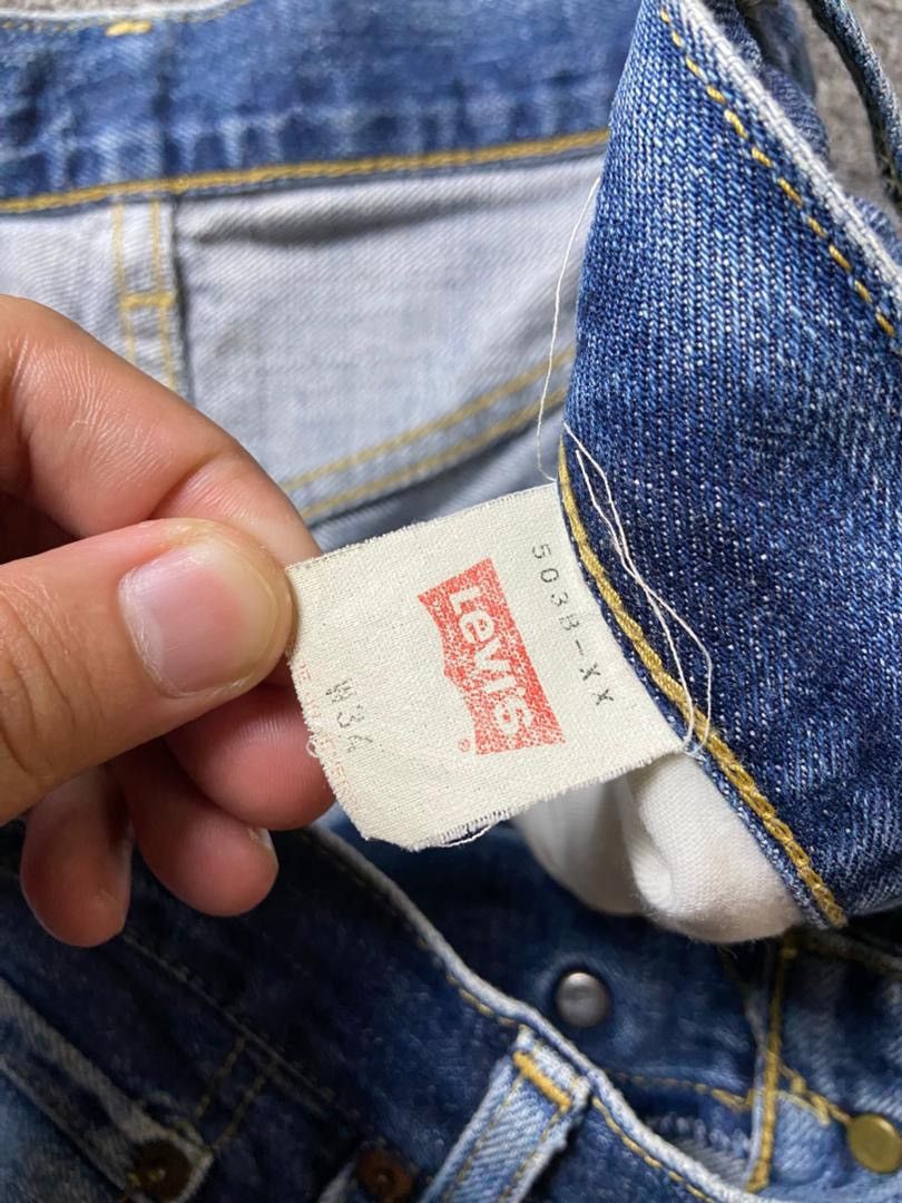 Levi's 🔥 LEVIS Selvedge Distressed Denim Jeans 🔥 (135) Size US 34 / EU 50 - 7 Thumbnail