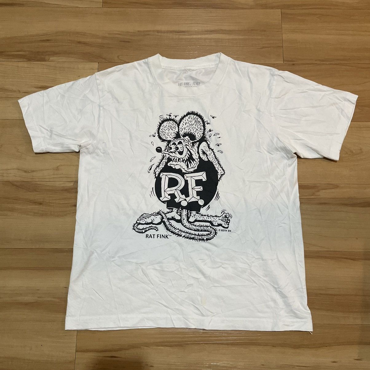 Vintage Vintage rat fink t-shirt Size US M / EU 48-50 / 2 - 1 Thumbnail
