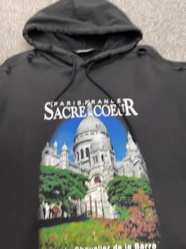 Balenciaga Balenciaga Architectural Hooded Sweatshirt Size US L / EU 52-54 / 3 - 3 Thumbnail