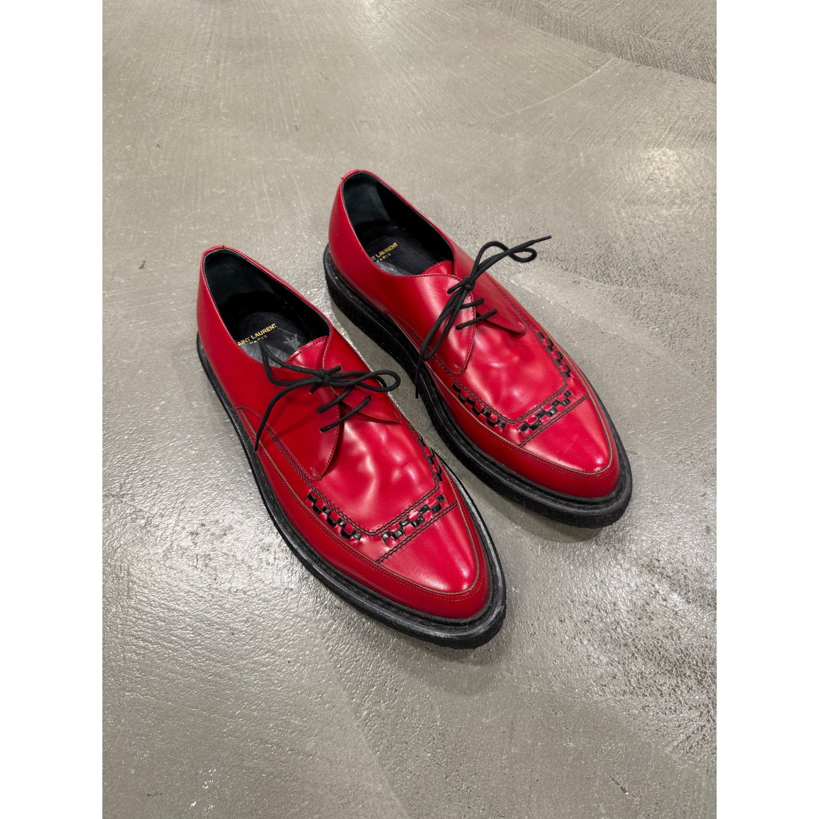 Saint Laurent Paris A/W2014 Saint Laurent by Hedi Slimane runway shoes Size US 12 / IT 42 - 2 Thumbnail