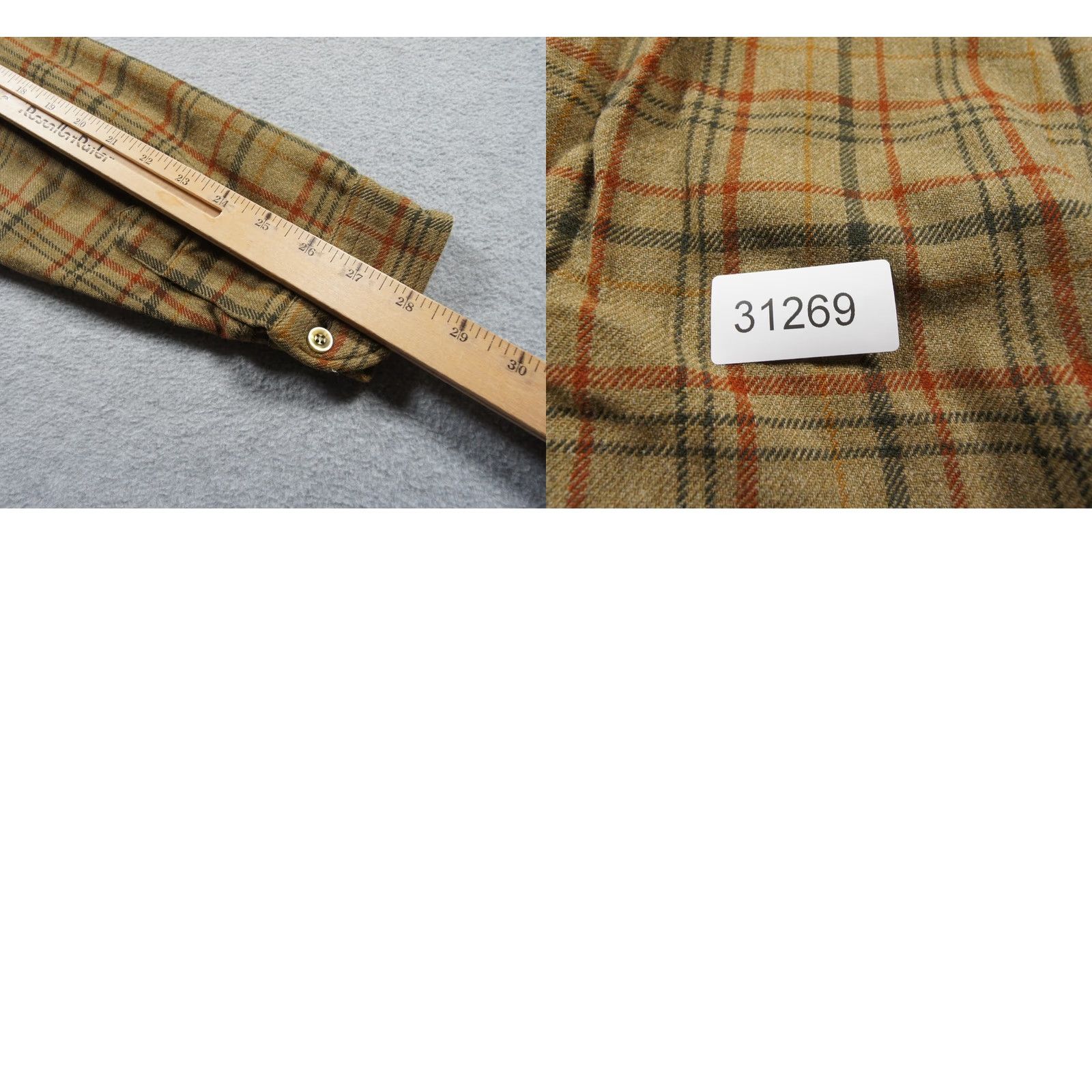 Pendleton VINTAGE Pendleton Flannel Shirt Mens XL Brown Button-Down Wool Plaid Button-Up, Collared, All Seasons, Pockets Mens Size US XL / EU 56 / 4 - 8 Thumbnail