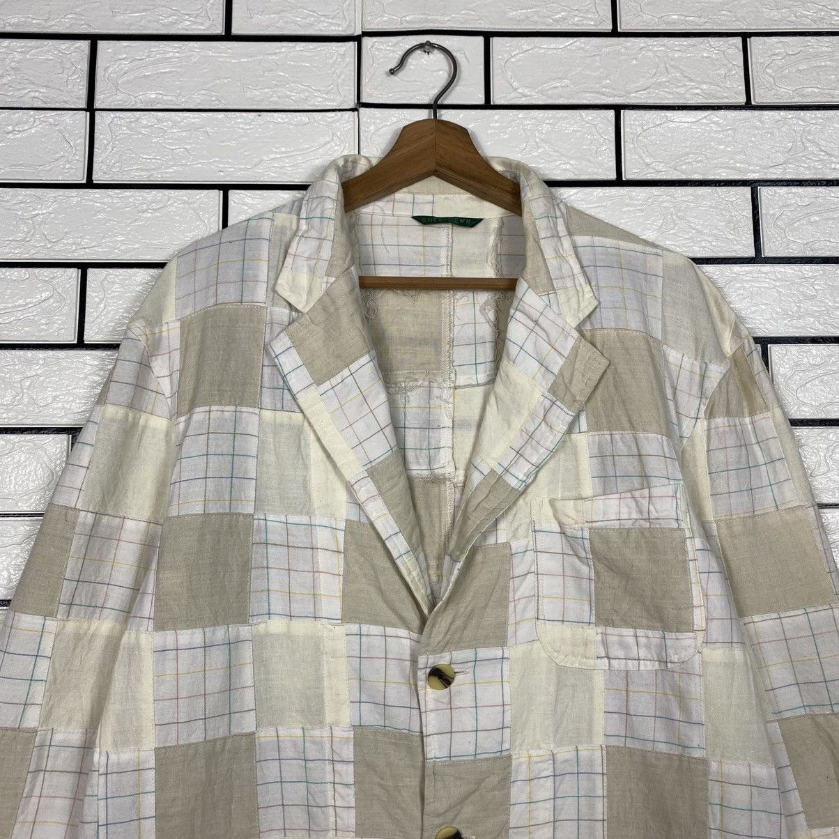 Japanese Brand 📌Vintage Chore Jacket RuffHewn Tartan Patchwork Issey Miyake Size US L / EU 52-54 / 3 - 4 Thumbnail