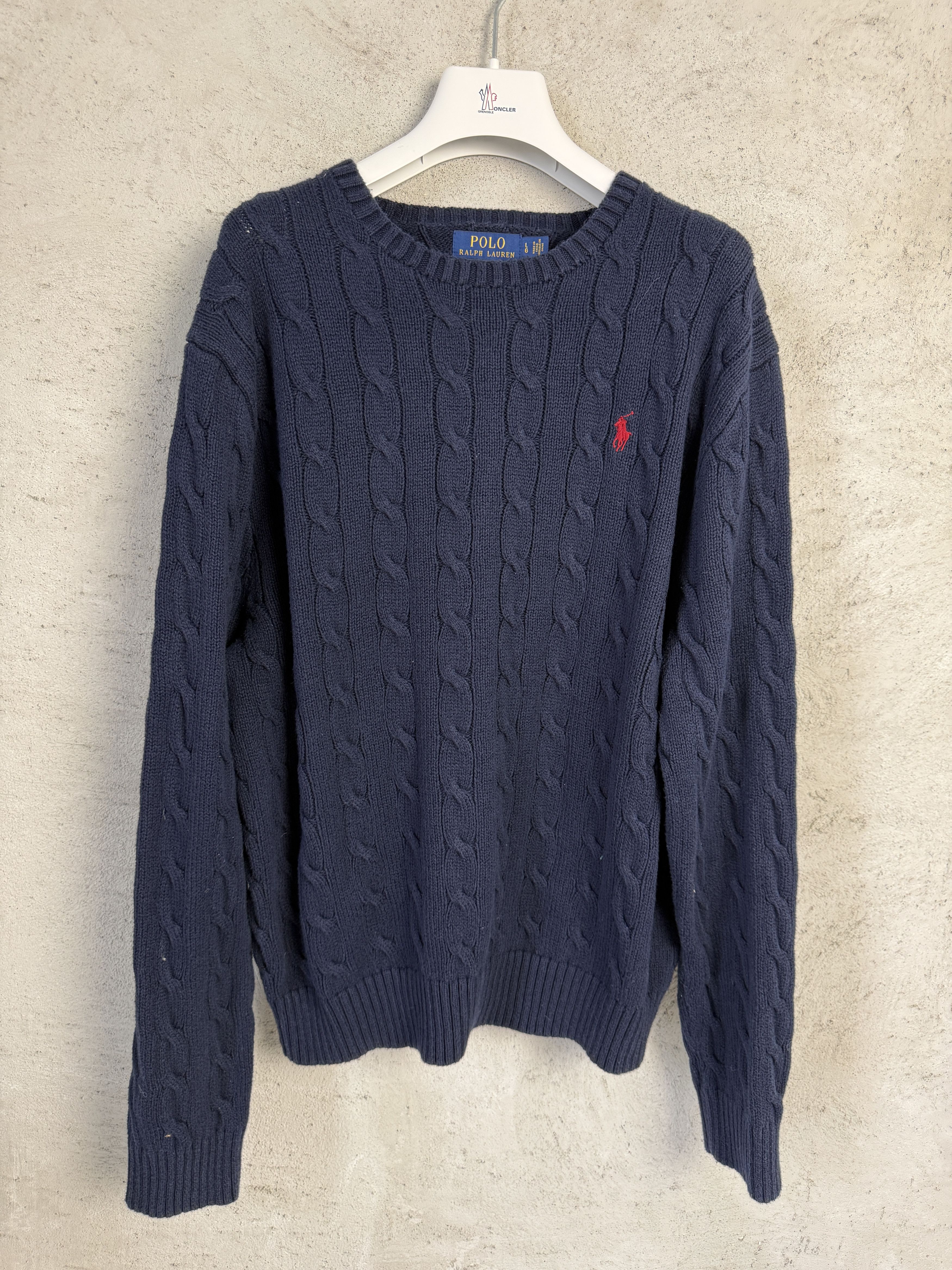 Polo Ralph Lauren Polo Ralph Lauren cable knit sweater knitwear braid Size US L / EU 52-54 / 3 - 1 Thumbnail