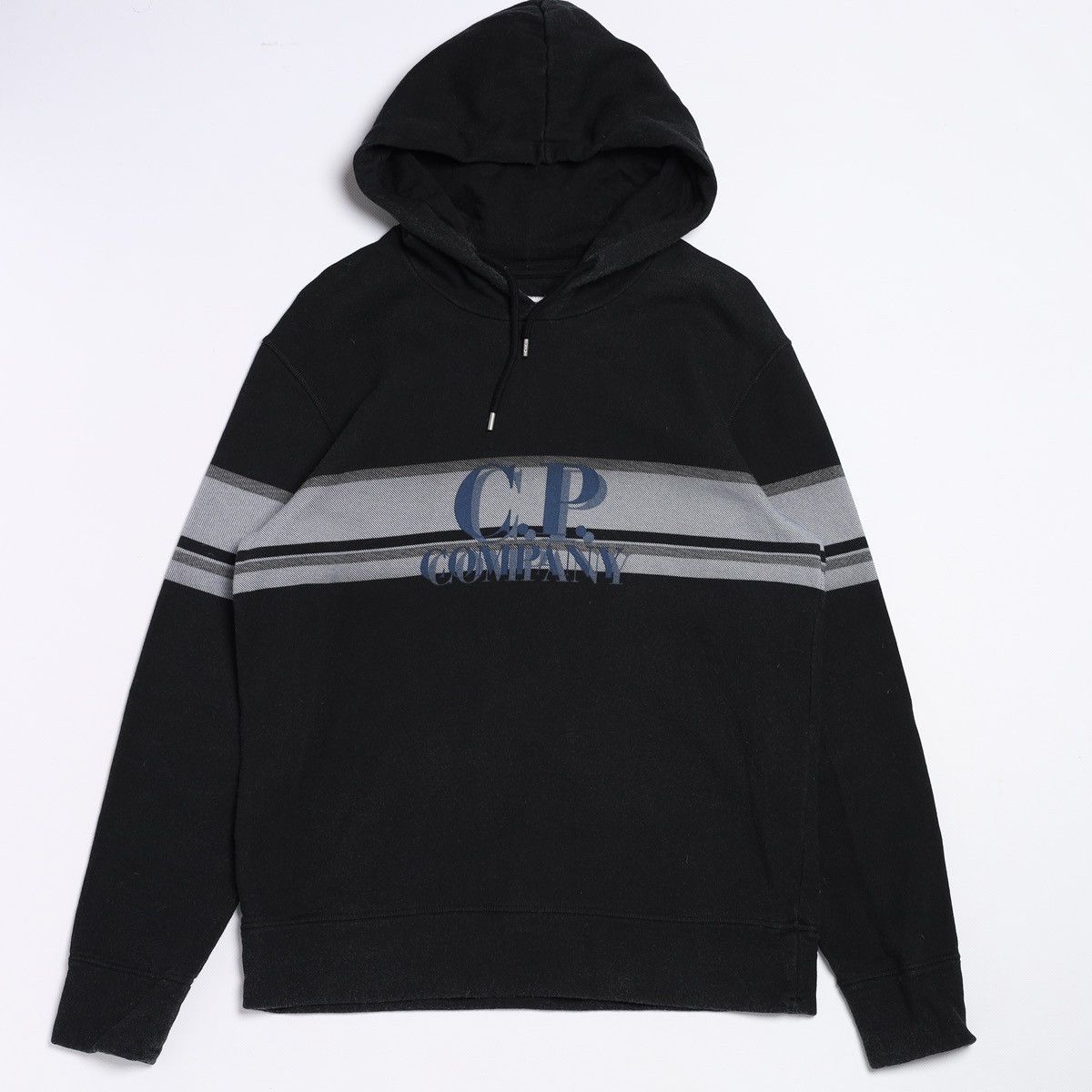 C.P. Company Cp Company Stripped Hoodie Center Logo Size US L / EU 52-54 / 3 - 8 Thumbnail