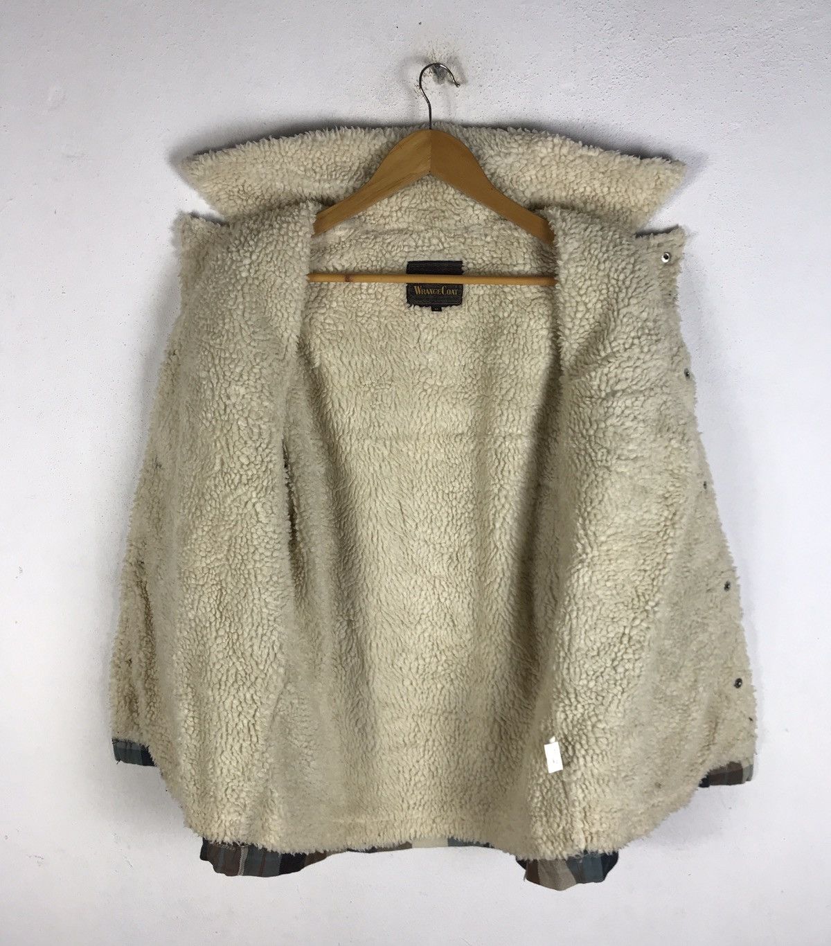Vintage 🔥Rare🔥Vintage Wrangler Sherpa Tartan Flannel Jacket Size US M / EU 48-50 / 2 - 3 Thumbnail