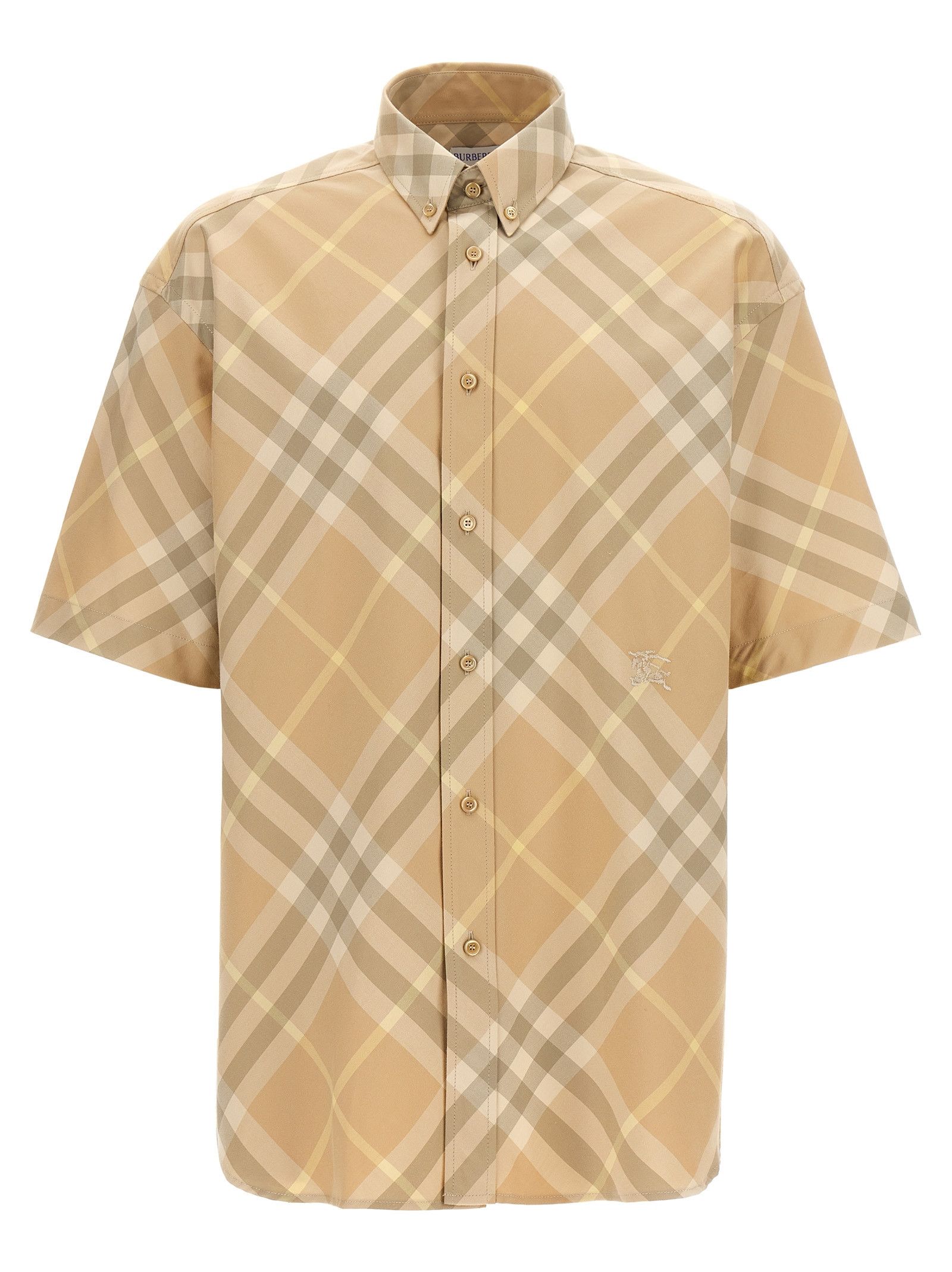 Burberry Logo Embroidery Check Shirt Size US XXS / EU 40 - 1 Thumbnail
