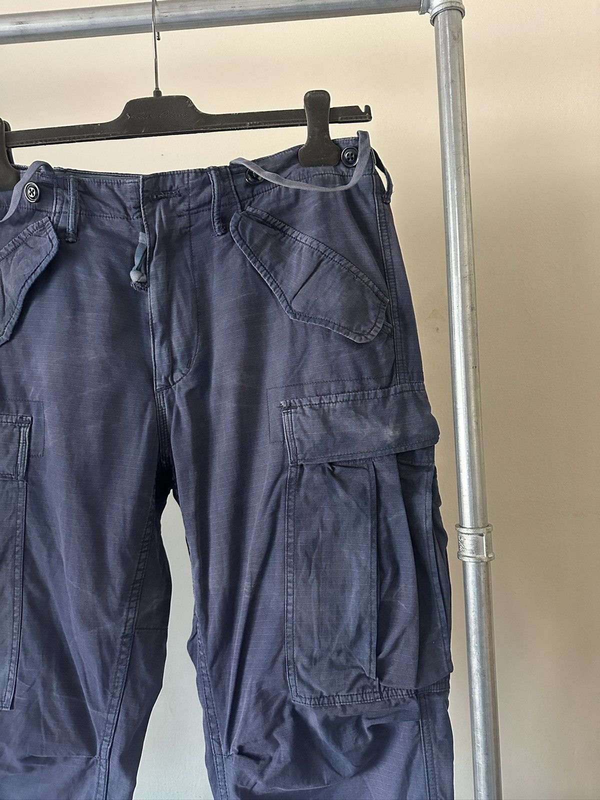 Polo Ralph Lauren 2000s Polo Ralph Lauren Military Ripstop Faded Cargo Pant Size US 32 / EU 48 - 5 Thumbnail