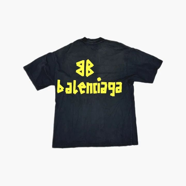 Balenciaga Balenciaga SS23 Monogram Logo T-Shirt 0079-2507 Size US M / EU 48-50 / 2 - 2 Thumbnail