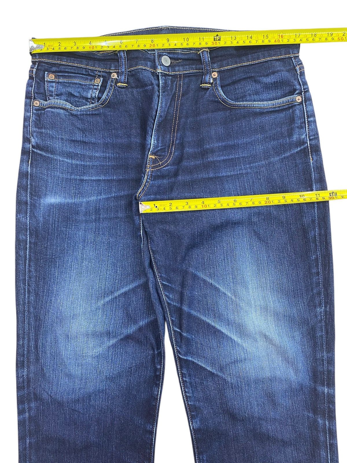 Levi's Levi’s Whiskers Dark Wash Style Light Jeans Size US 34 / EU 50 - 5 Thumbnail