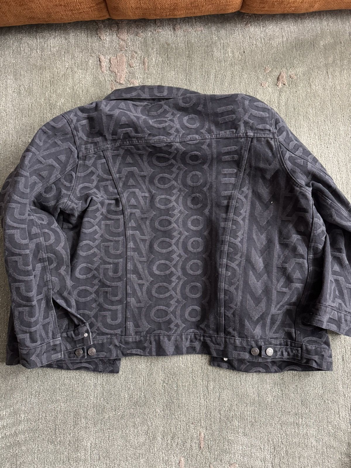 Marc Jacobs Mens Marc Jacobs Monogram Denim Jacket Size US S / EU 44-46 / 1 - 2 Thumbnail