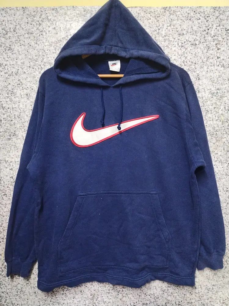 Nike Vintage Nike Distressed Faded Hoodie Size US M / EU 48-50 / 2 - 1 Thumbnail
