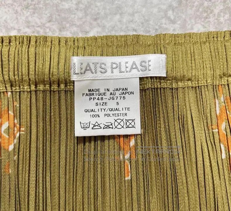 Issey Miyake Issey Miyake size:5 Color-blocked Midi Skirt Size 23" - 5 Thumbnail