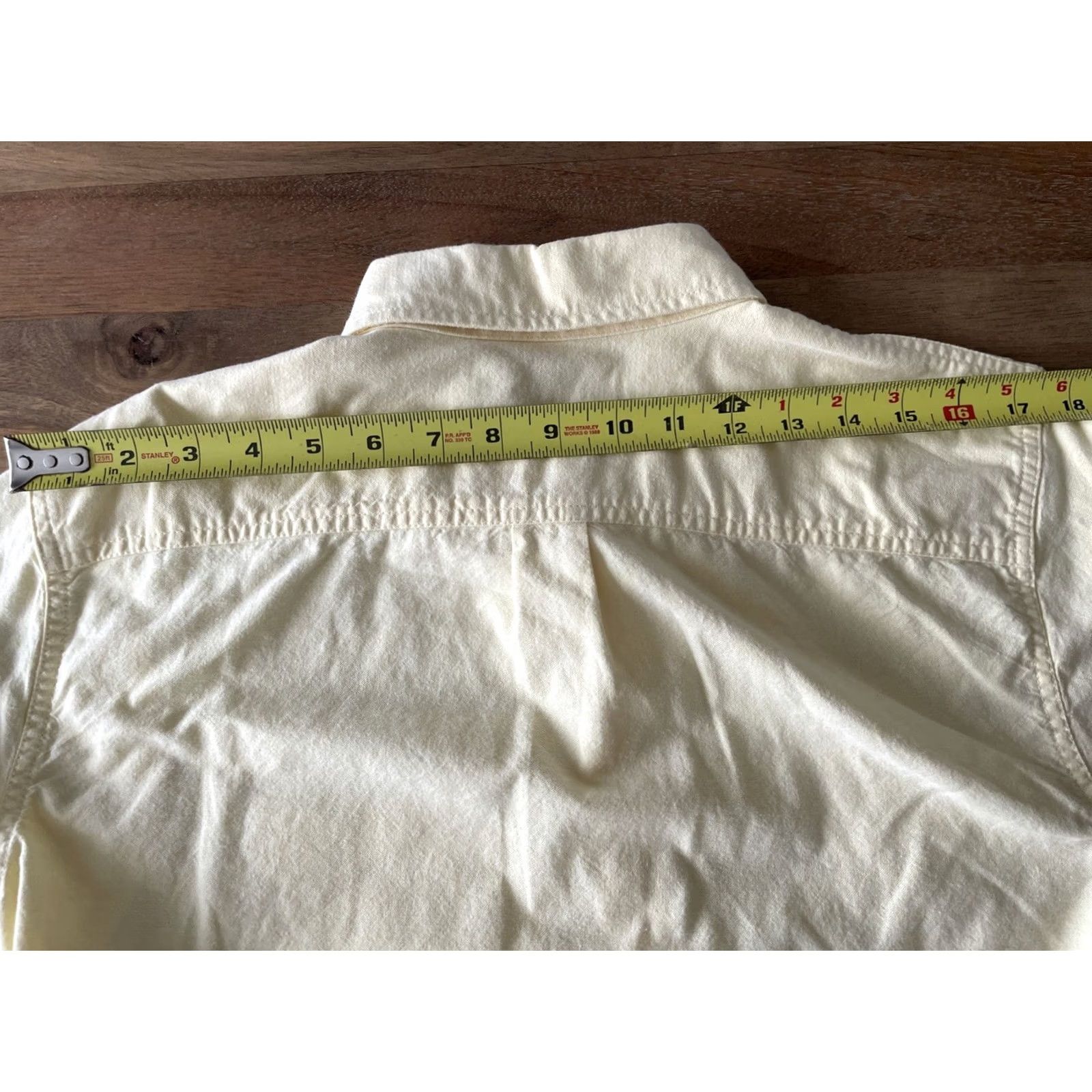 Abercrombie & Fitch VINTAGE Abercrombie & Fitch Button-Down Shirt Mens M Yellow Knit Cotton Casual/Preppy Y2K Size US M / EU 48-50 / 2 - 7 Thumbnail