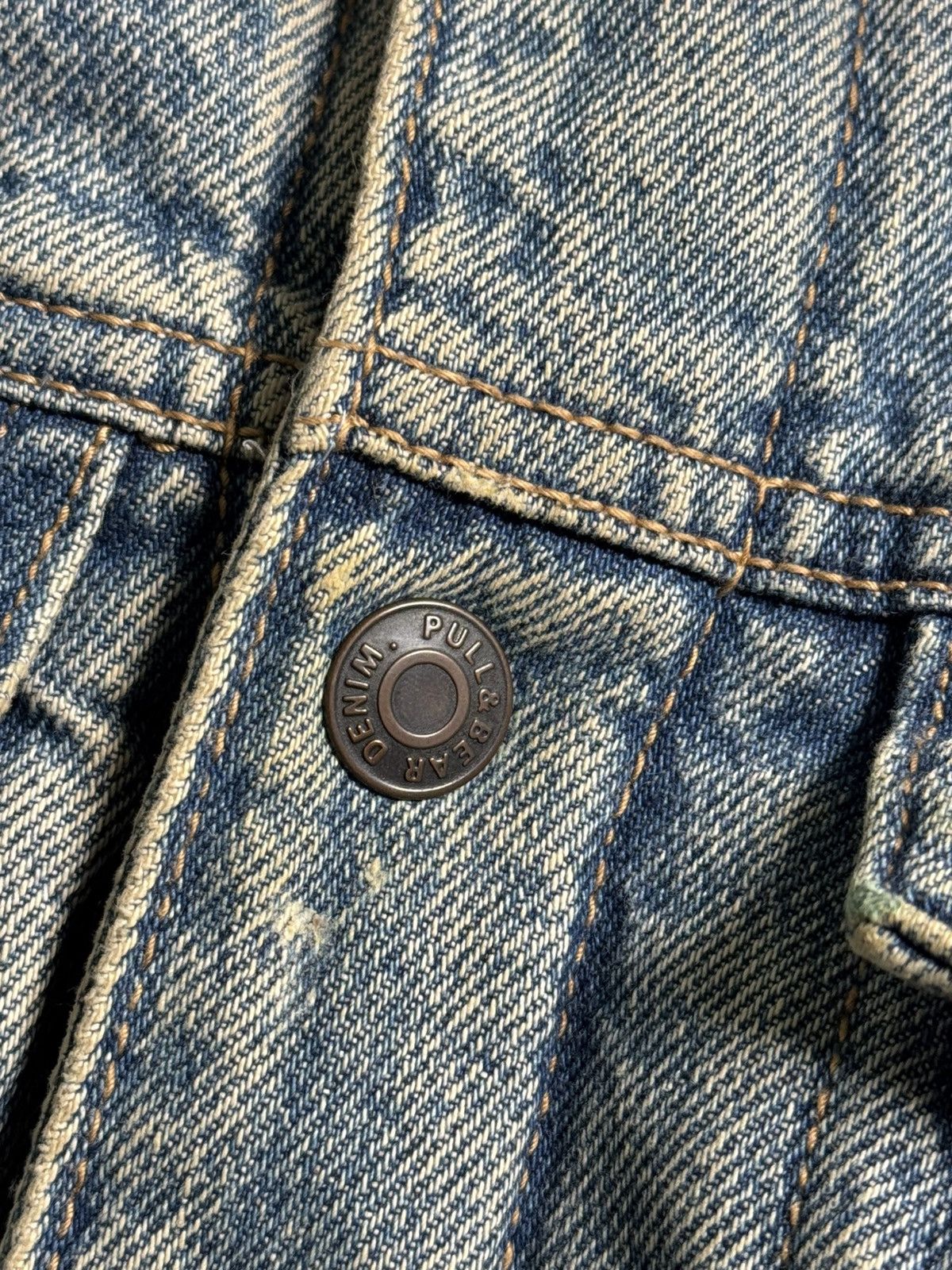 Pull & Bear Pull And Bear Lined Mens Denim Jacket Size M Size US L / EU 52-54 / 3 - 5 Thumbnail