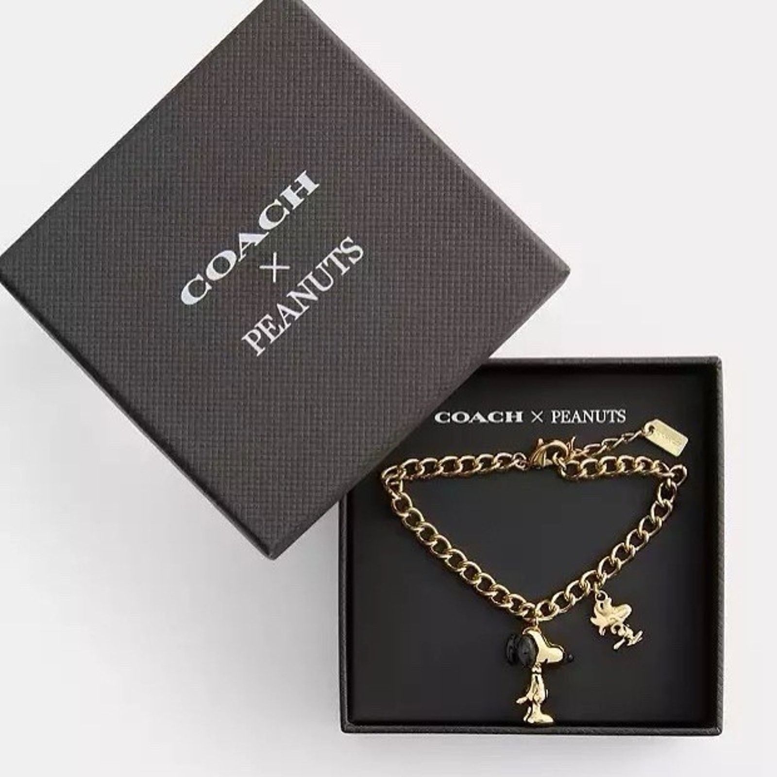 Coach NWT COACH x PEANUTS Snoopy Woodstock Charm Bracelet CCA50 Size ONE SIZE - 5 Thumbnail