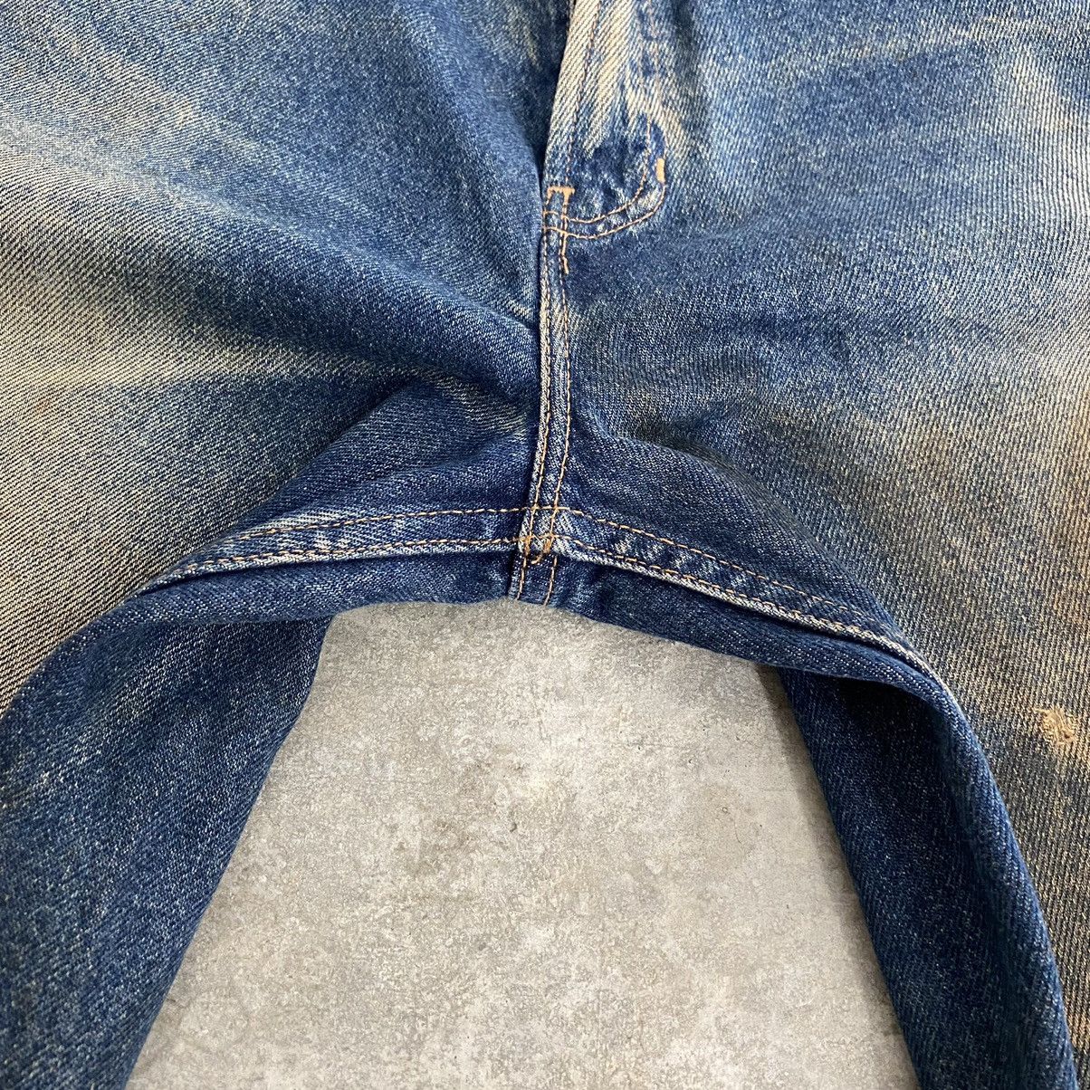 Tommy Hilfiger VTG 90’s Tommy Hilfiger Mud Blue Dirty Baggy Denim Jeans Size US 32 / EU 48 - 13 Thumbnail
