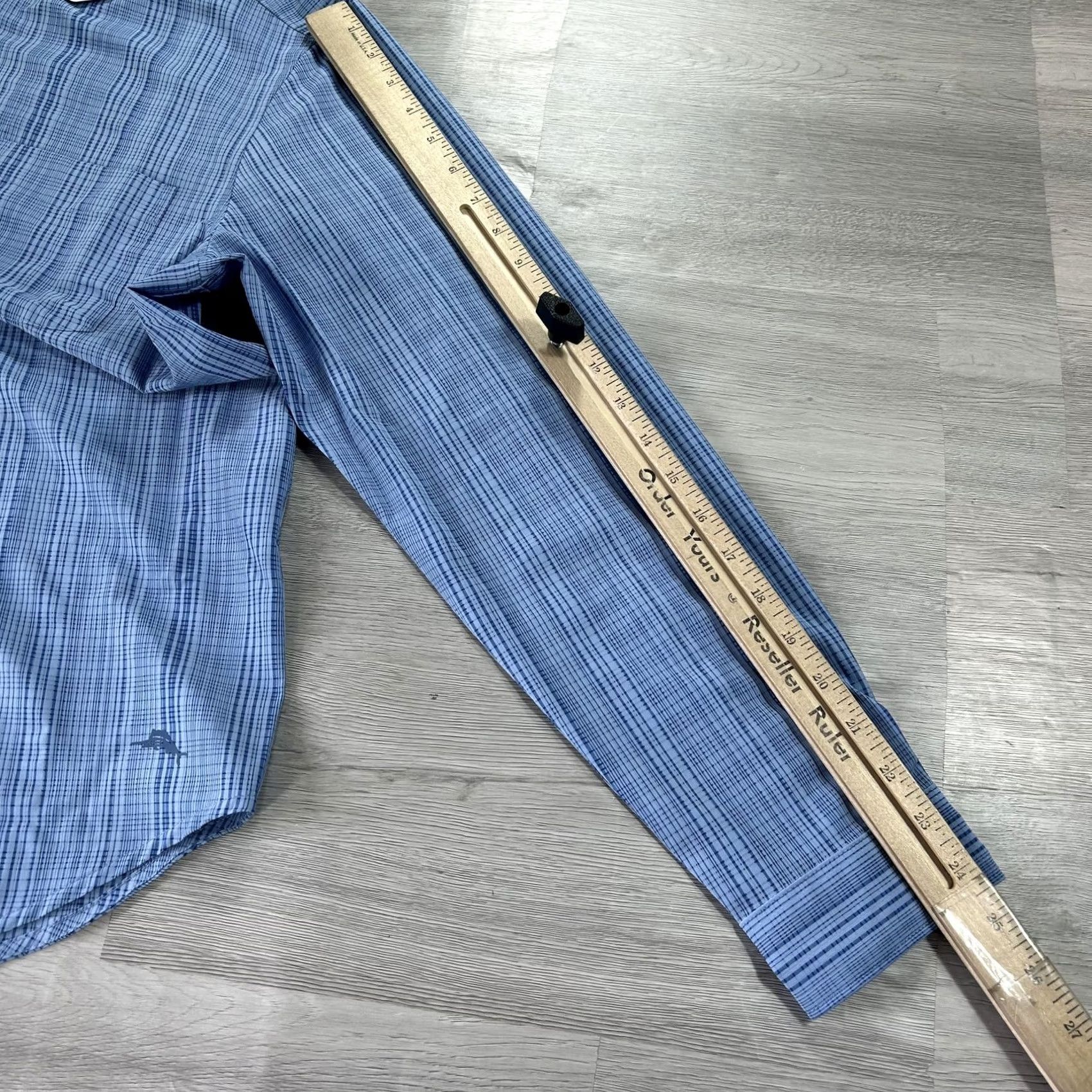 Tommy Bahama Tommy Bahama Shirt Mens Small Blue Bahama Coast Sandbar Stripe Button Up Long Sleeve Shirt Size US S / EU 44-46 / 1 - 7 Thumbnail