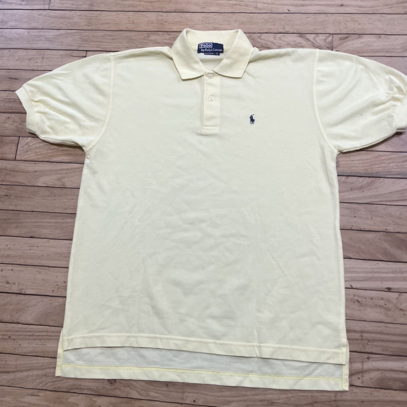 Polo Ralph Lauren VINTAGE Polo Ralph Lauren Golf Polo Shirt Men XL Bright Yellow Preppy 90s Size US XL / EU 56 / 4 - 2 Thumbnail