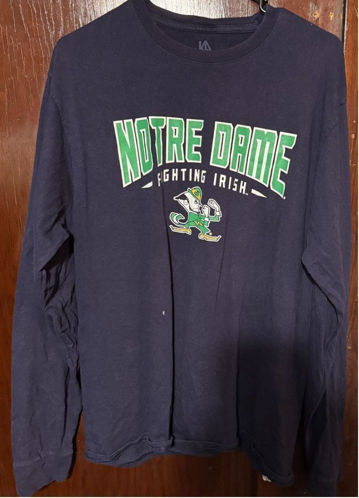 NCAA Notre Dame Fighting Irish Blue Knights Apparel TShirt Size L Size US L / EU 52-54 / 3 - 1 Thumbnail