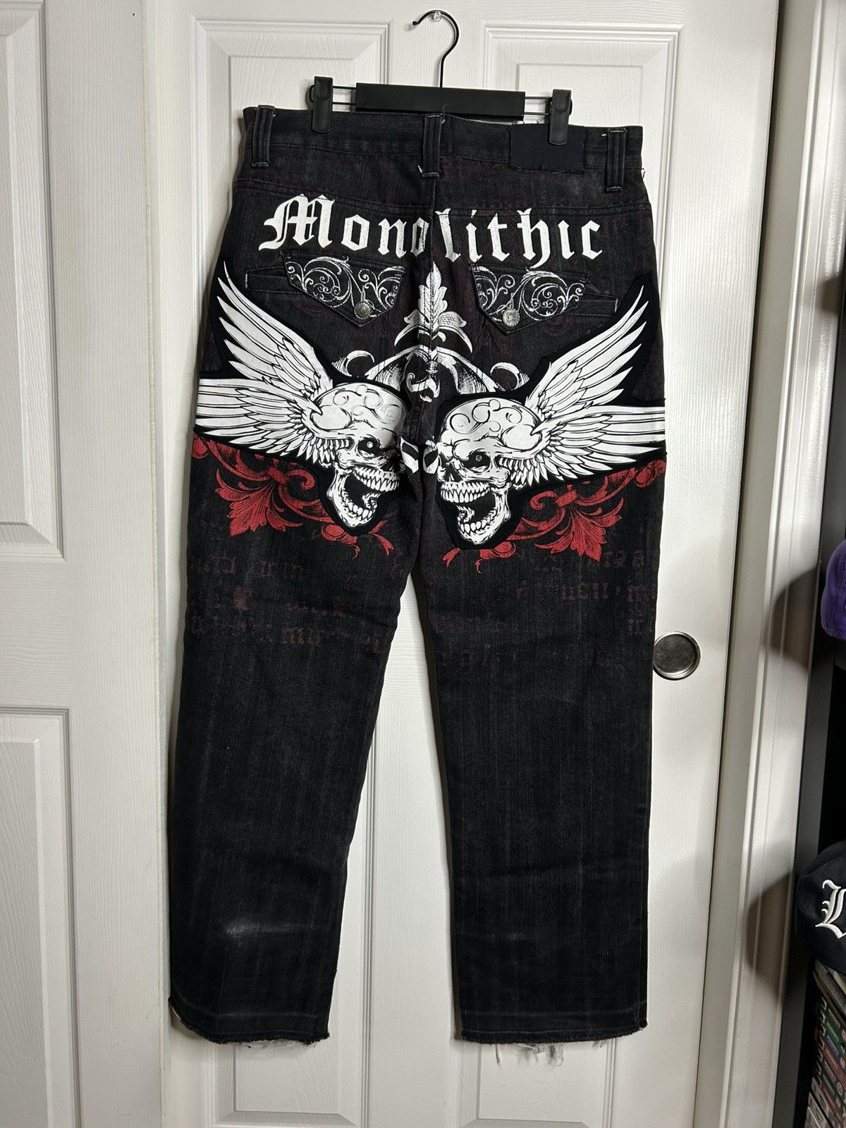 Vintage Premium Raw Blue Monolithic Jeans Size US 34 / EU 50 - 1 Thumbnail