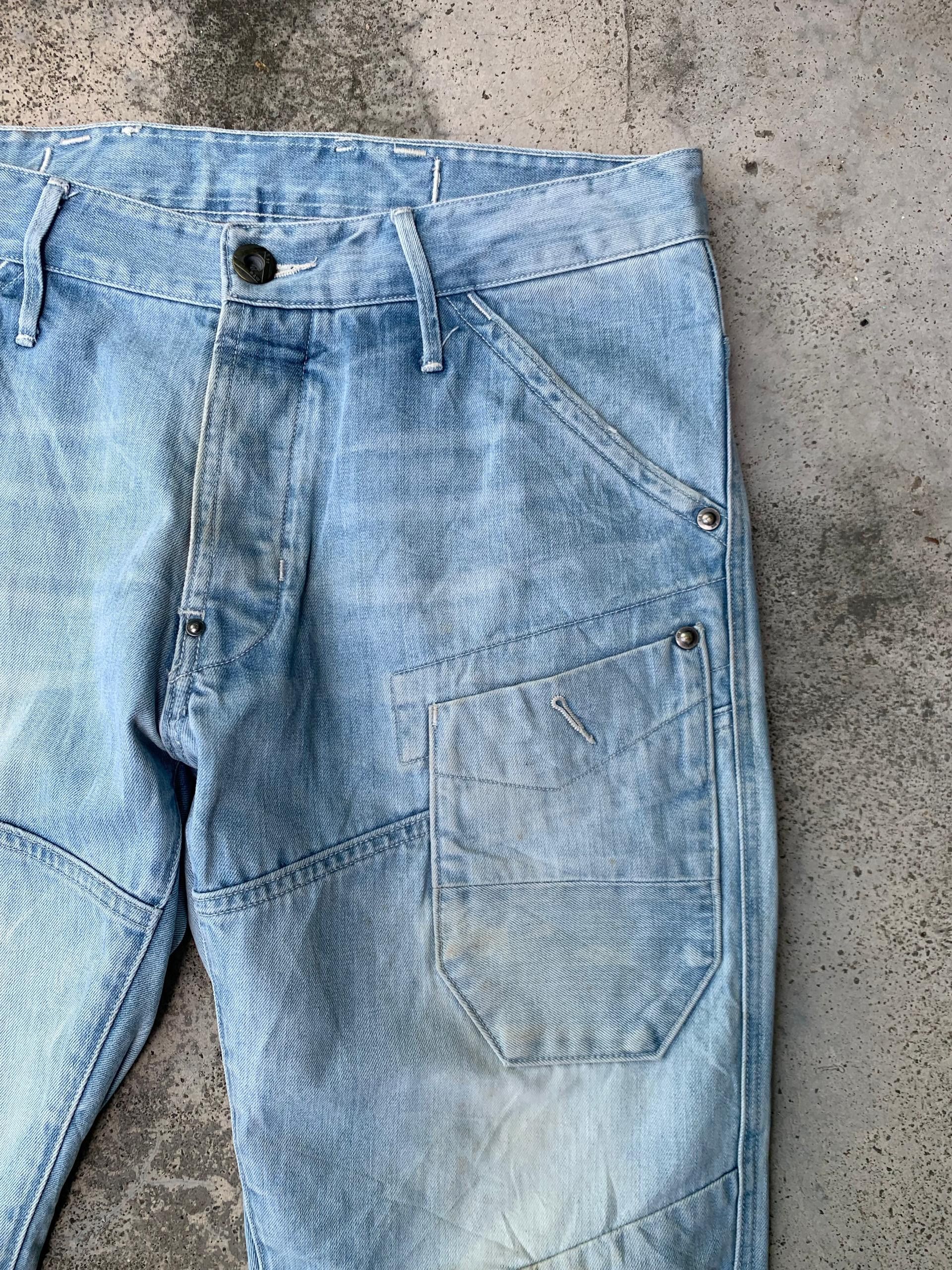 G-Star × If Six Was Nine × Le Grande Bleu (L.G.B.) Vintage G Star Raw Denim Multi Pocket Jeans Size US 30 / EU 46 - 5 Thumbnail